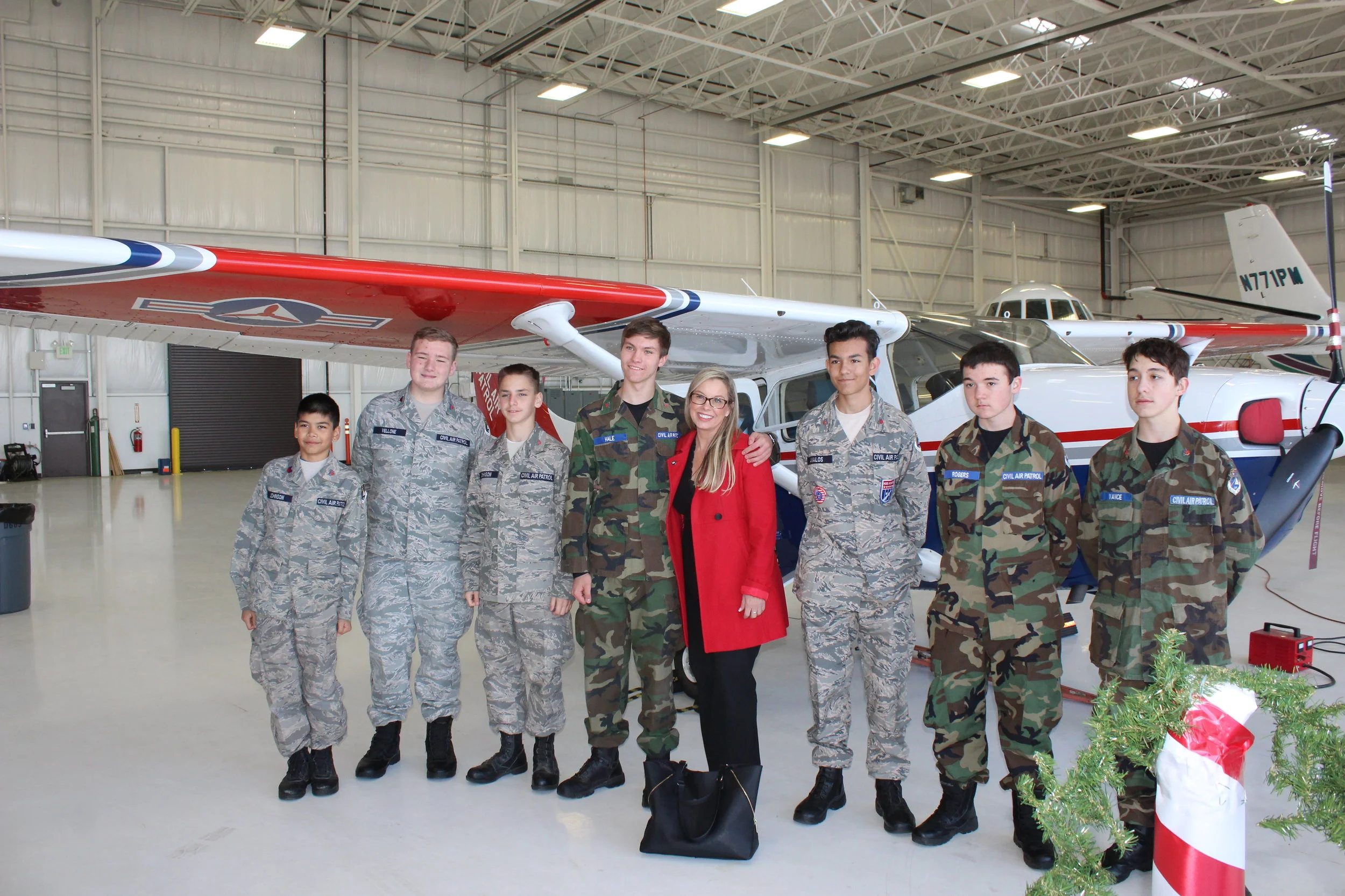 Mayor and Cadets.JPG