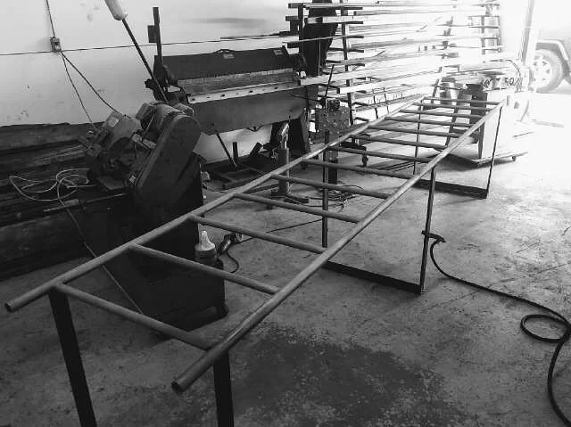 Monkey bar project almost complete - heading out for powder coating to be installed in Kidsphysio next week #metalwork #customdesign #yvr #vancouver #design