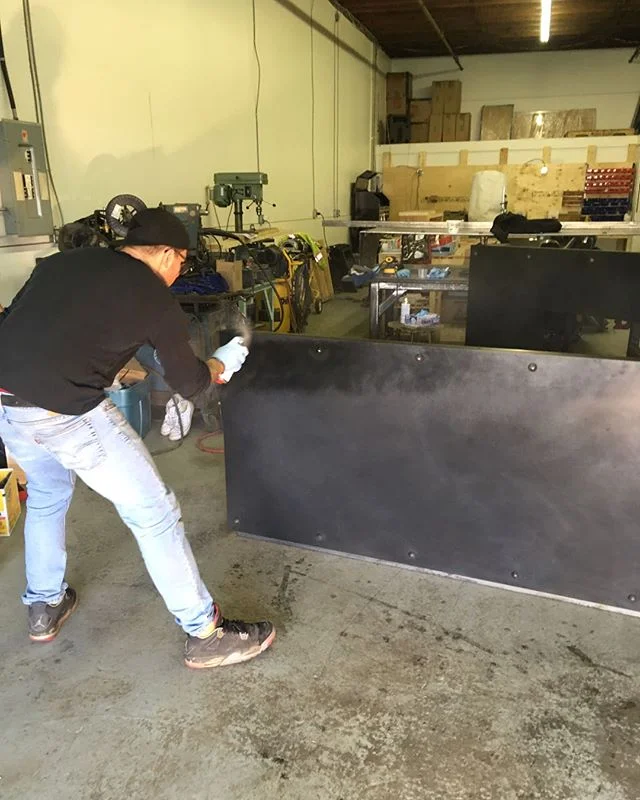 Work in progress.... getting closer #blackenedsteel #customdesign #metalwork #vancouver 🔧🔩⛏