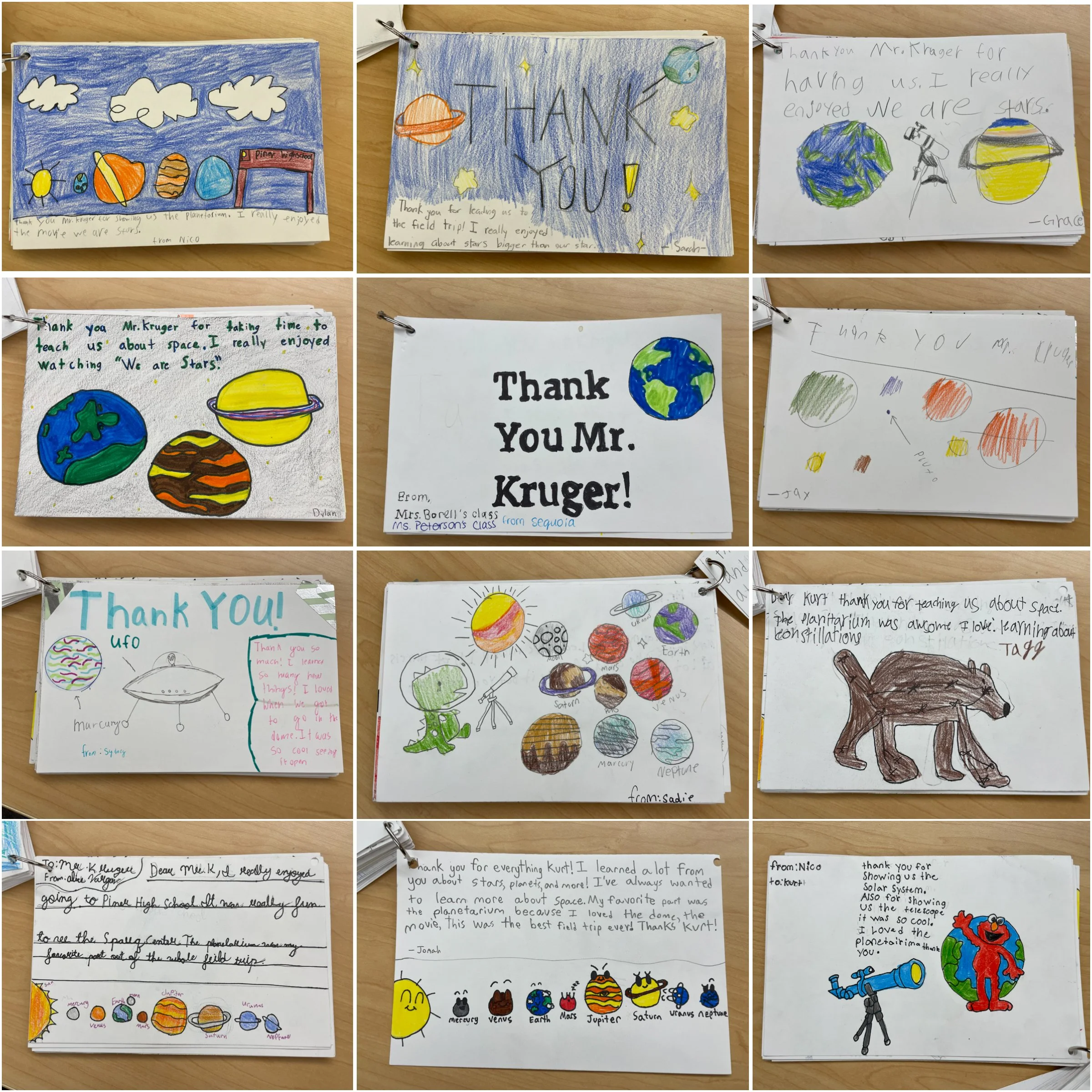 Elementary Students Give Thanks