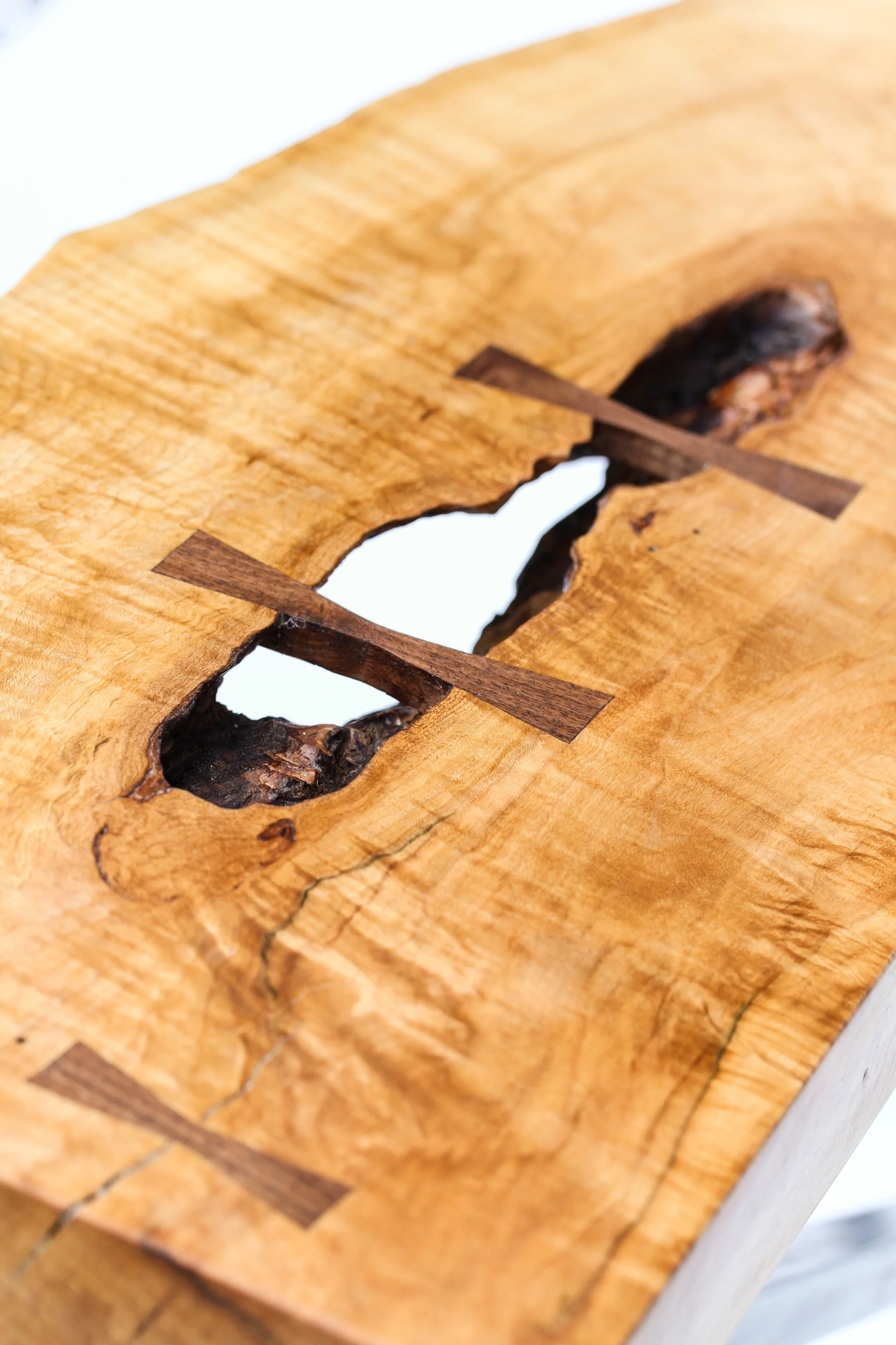Live Edge Maple Table  3 butterflies.jpg