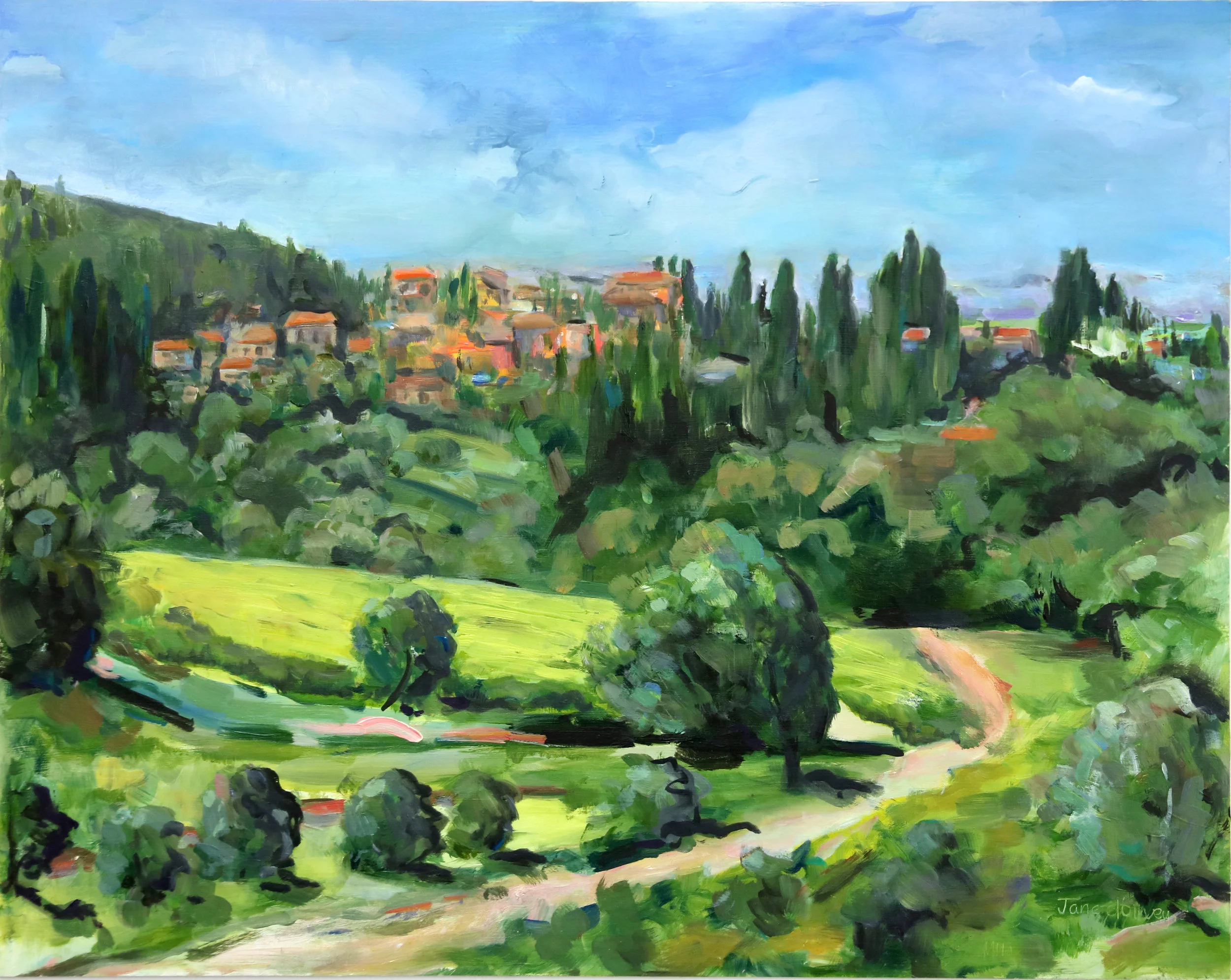 Jane D'Oliveyra, Towards Panzano
