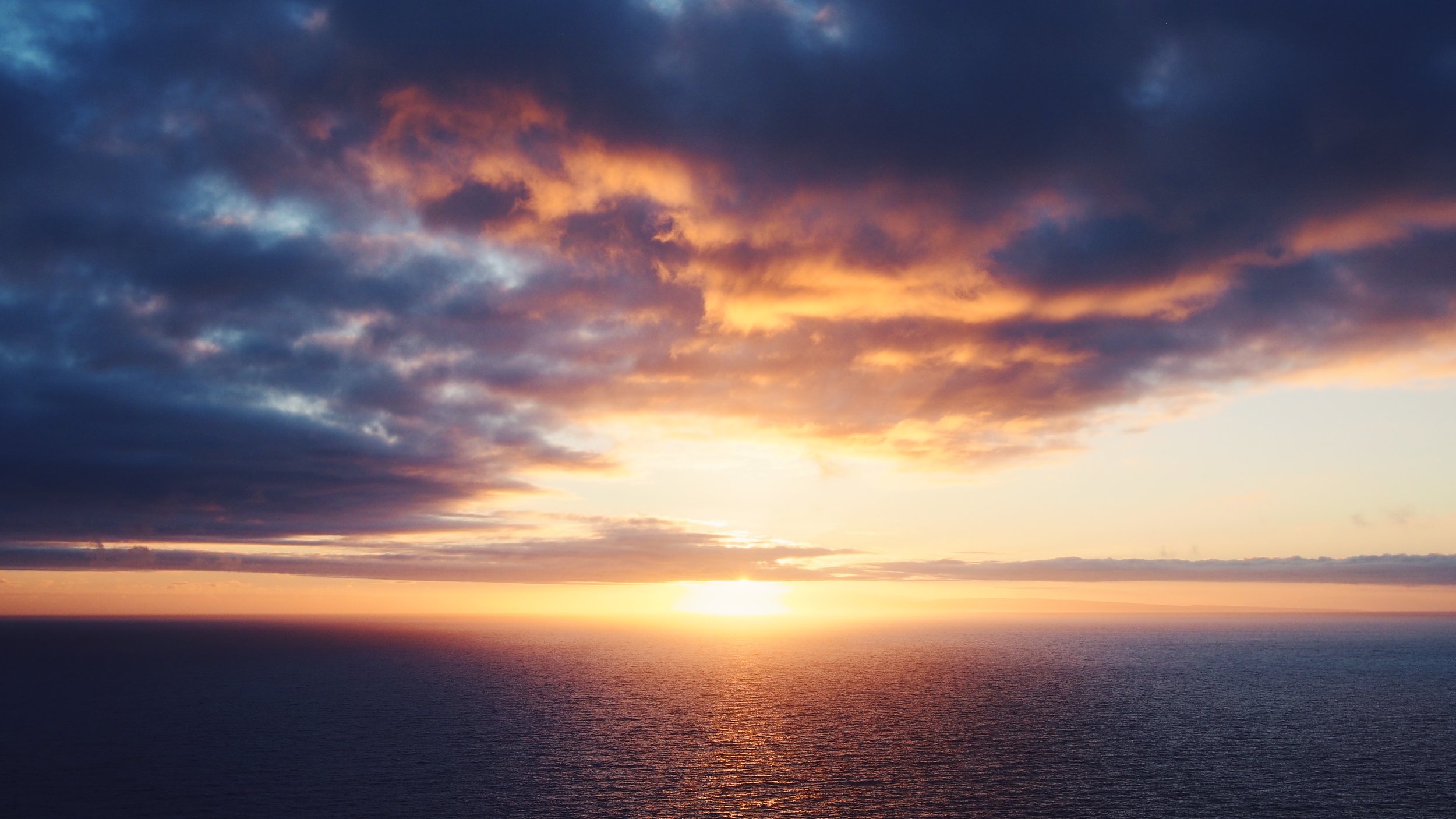 sunrise in hawaii