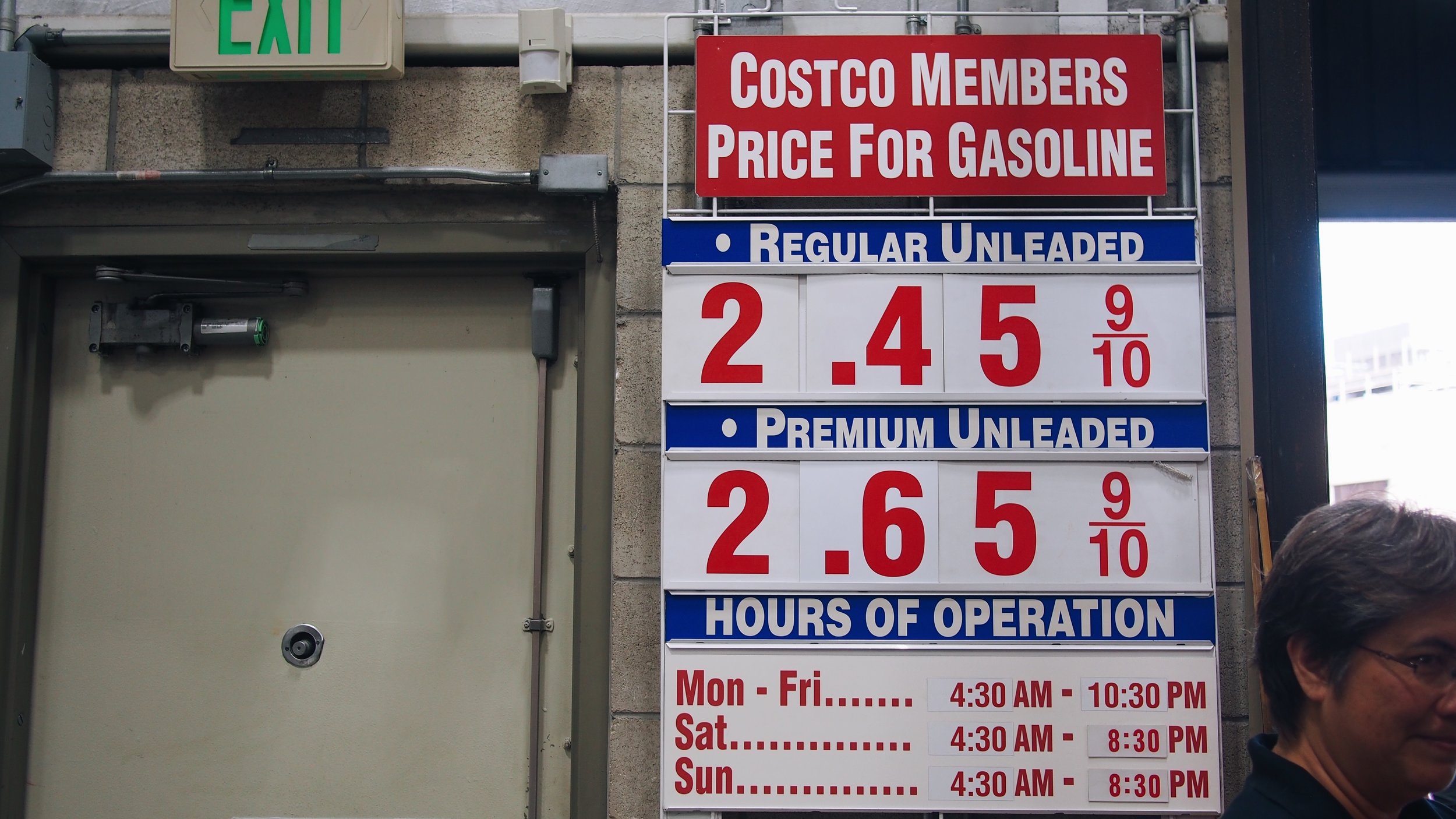 costco hawaii's gas prices
