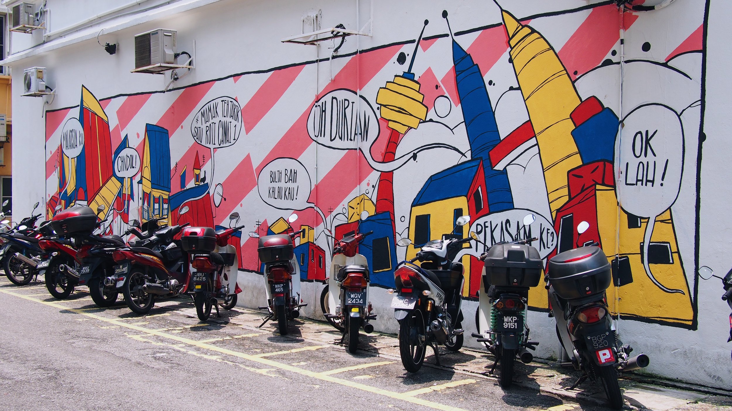 Street art in Kuala Lumpur, Malaysia