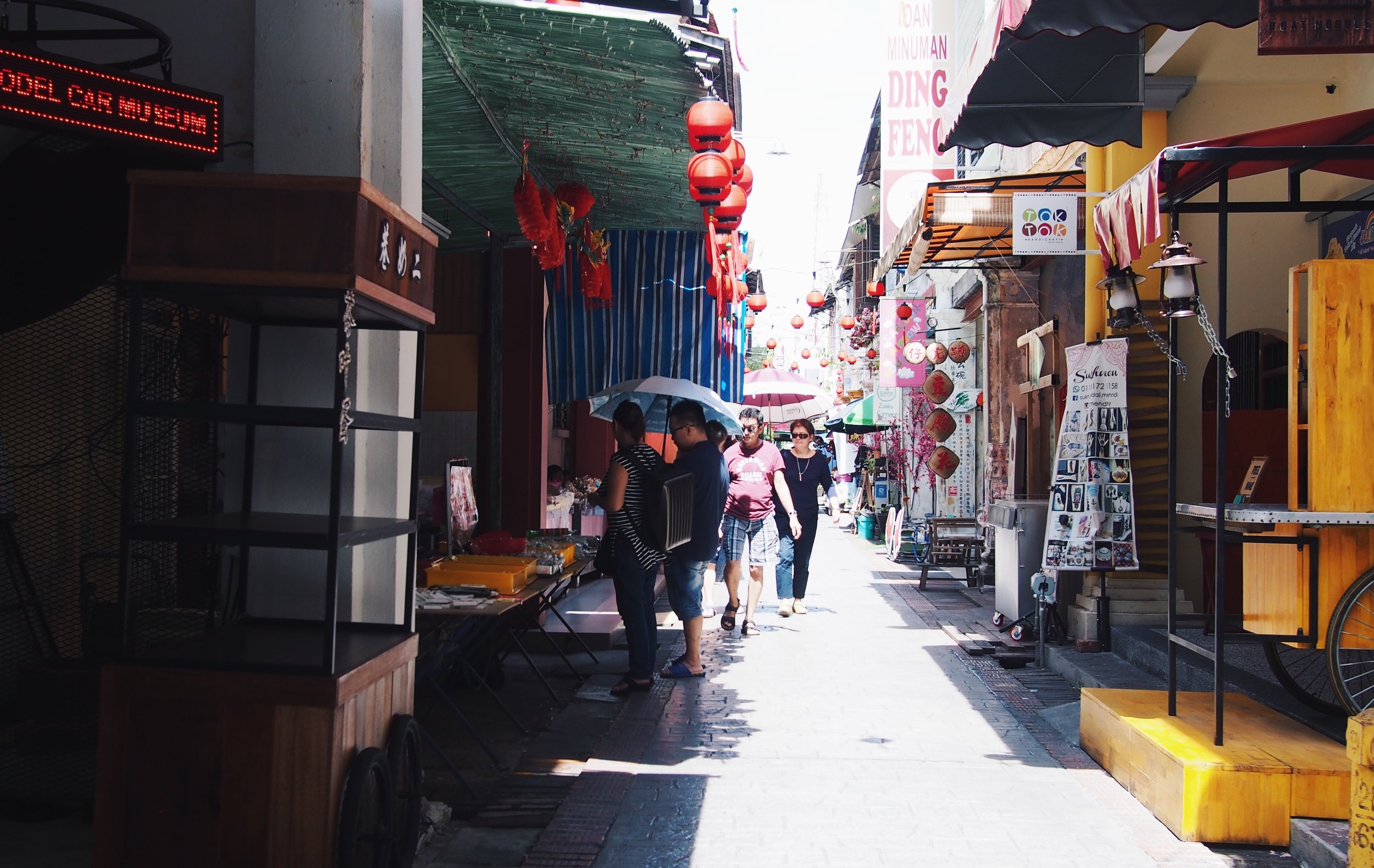Concubine Lane in Ipoh, Malaysia