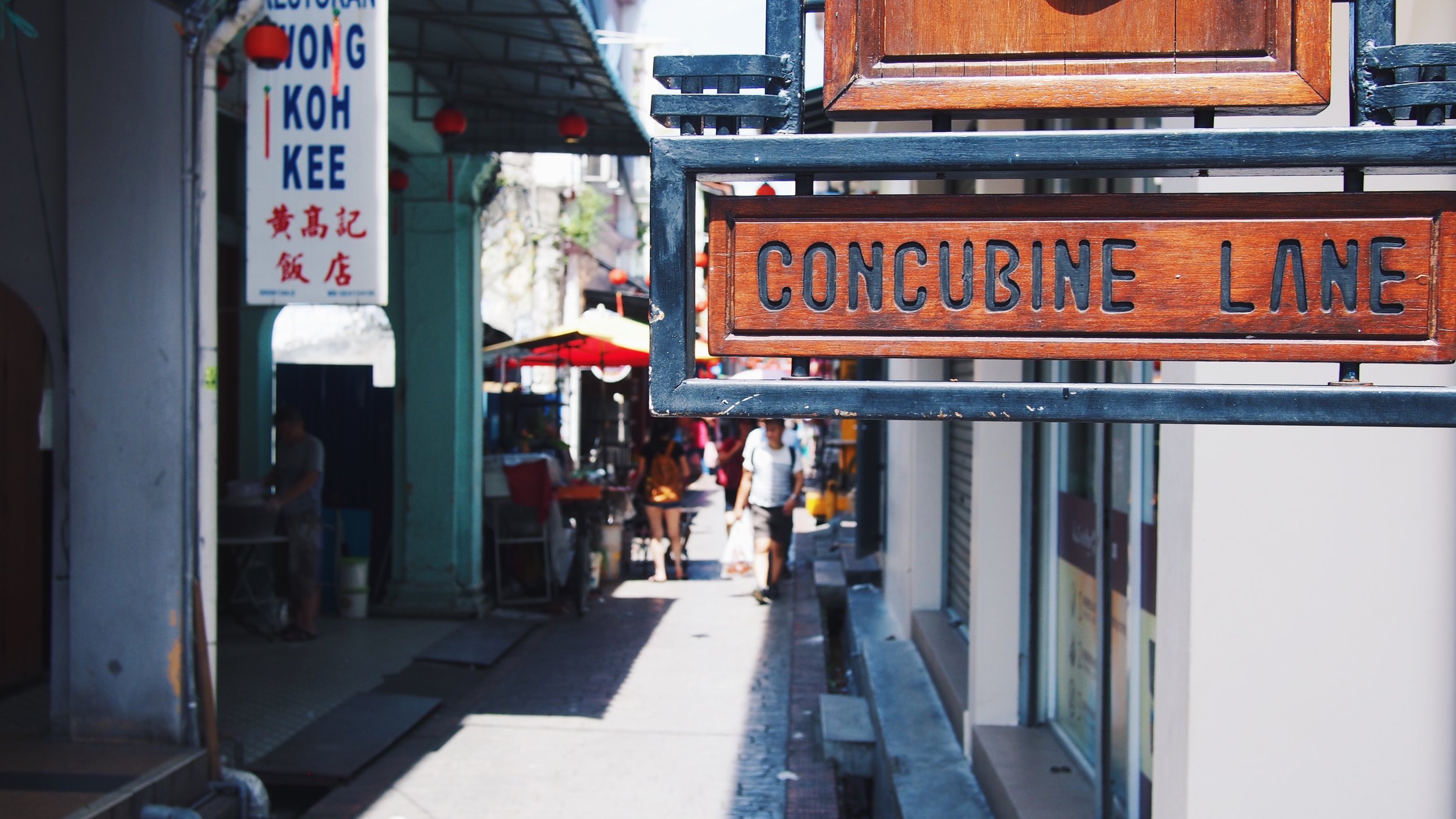 Concubine lane in Ipoh, Malaysia