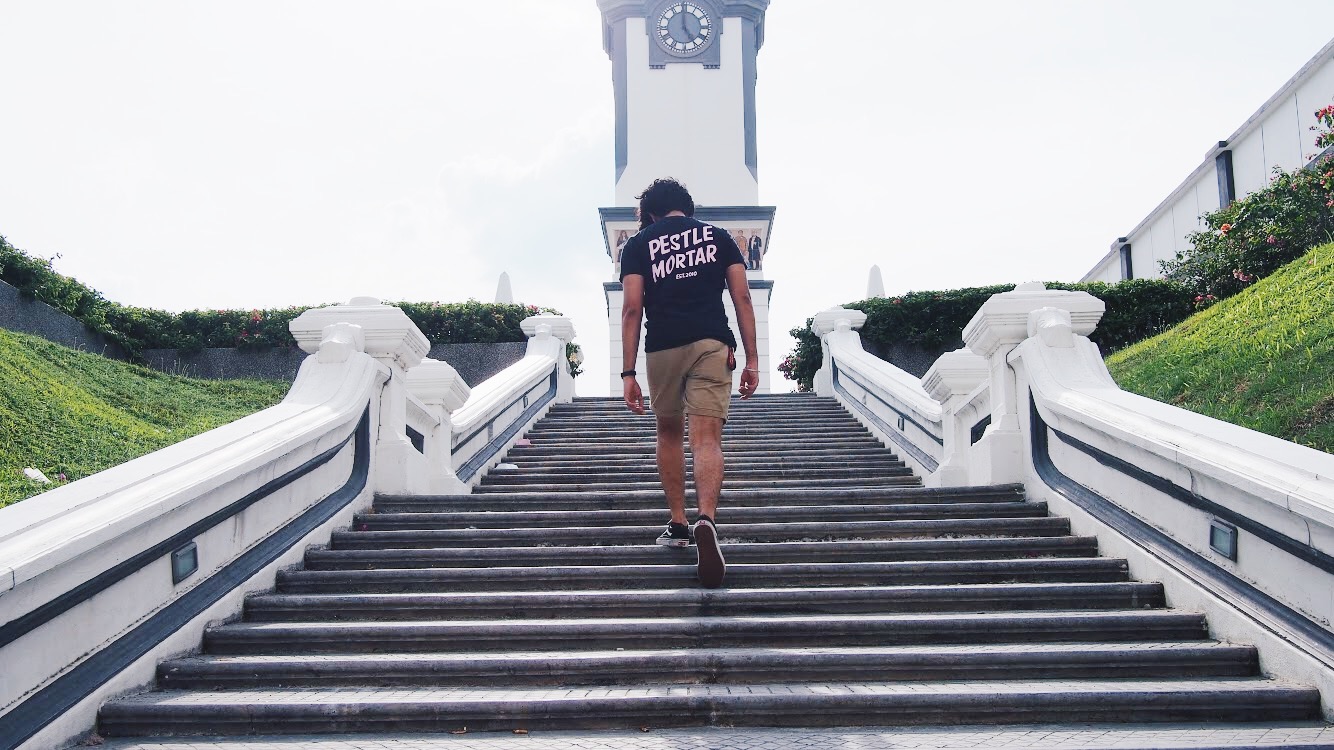 Staircase in Ipoh, Malaysia