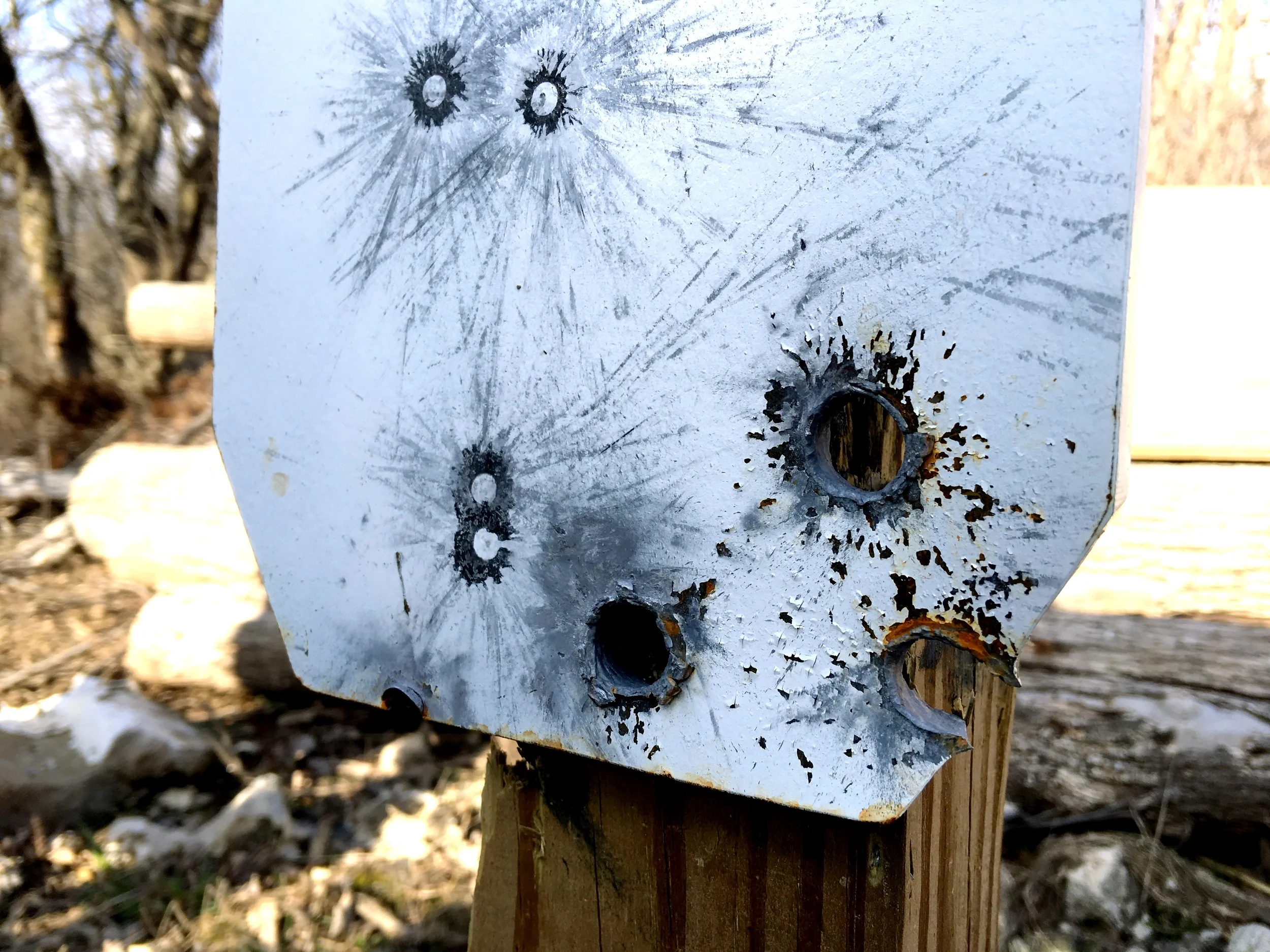 We have since upgraded to AR500 steel...