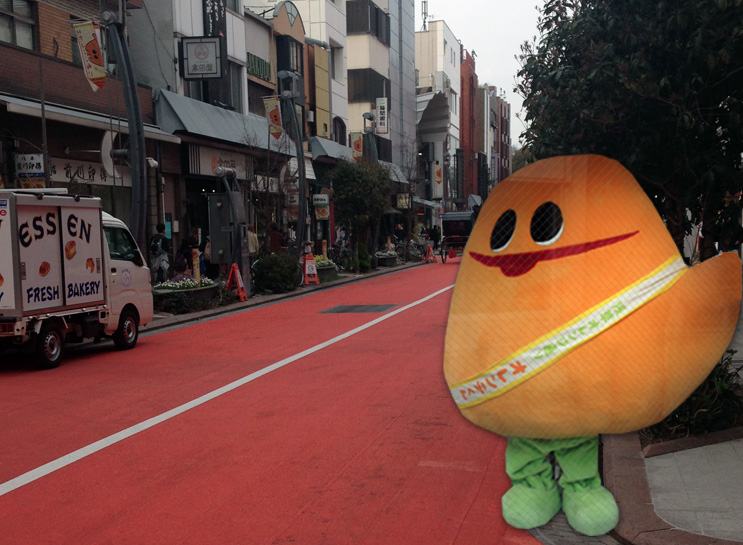 Because if you're going to name your street, Orange Street, you better have a mascot, too.