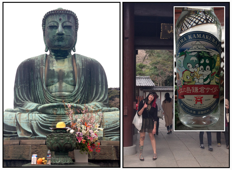 Click here to see me knocking on Buddha. Also, are they trying to encourage underage drinking with cute animals??