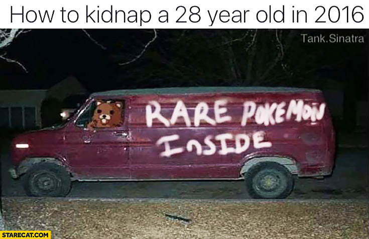 Although kidnapping is no joking matter, this is actually something people should be concerned with.