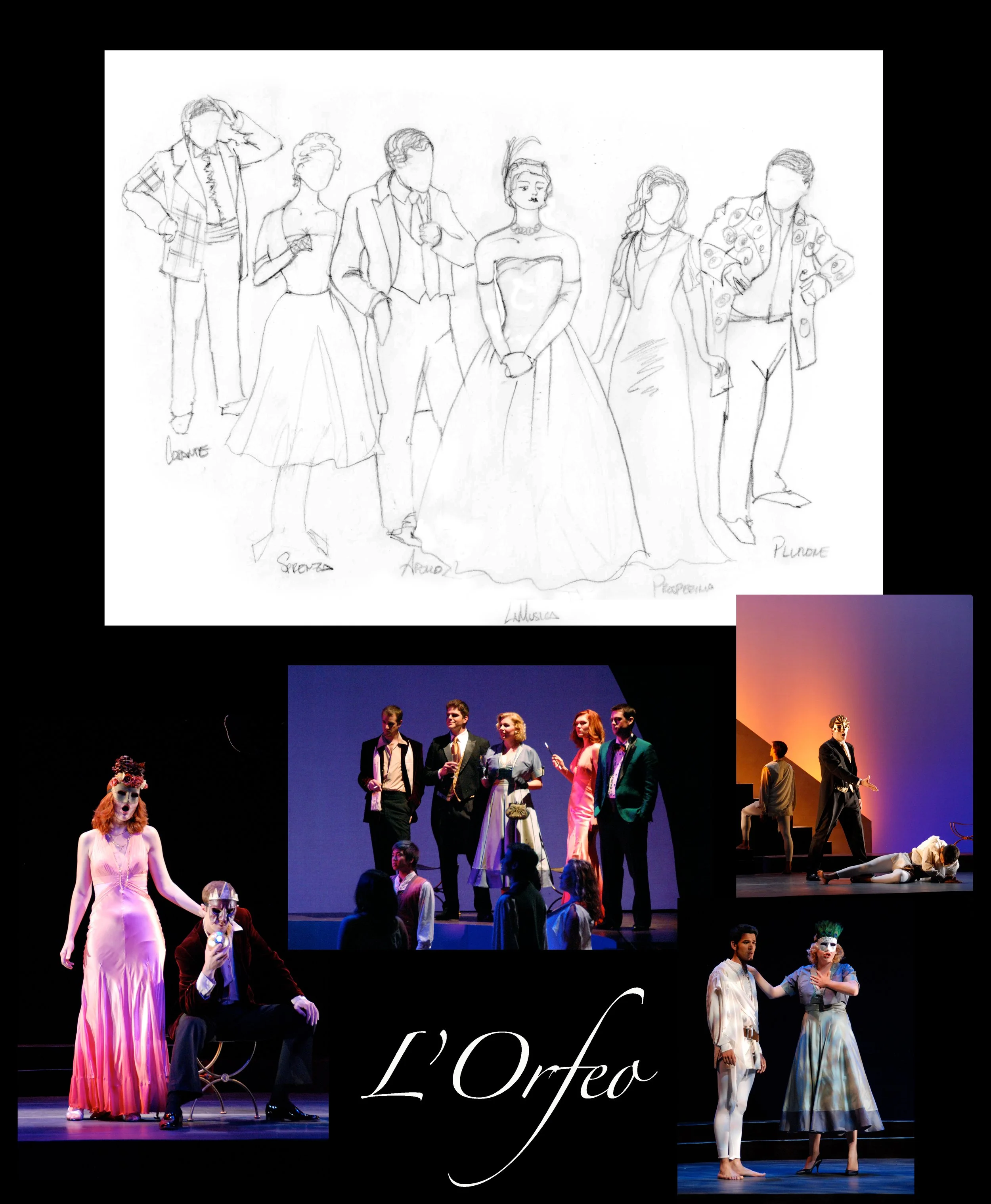 L'ORFEO by Claudio Monteverdi (opera/dance) "The Gods" 