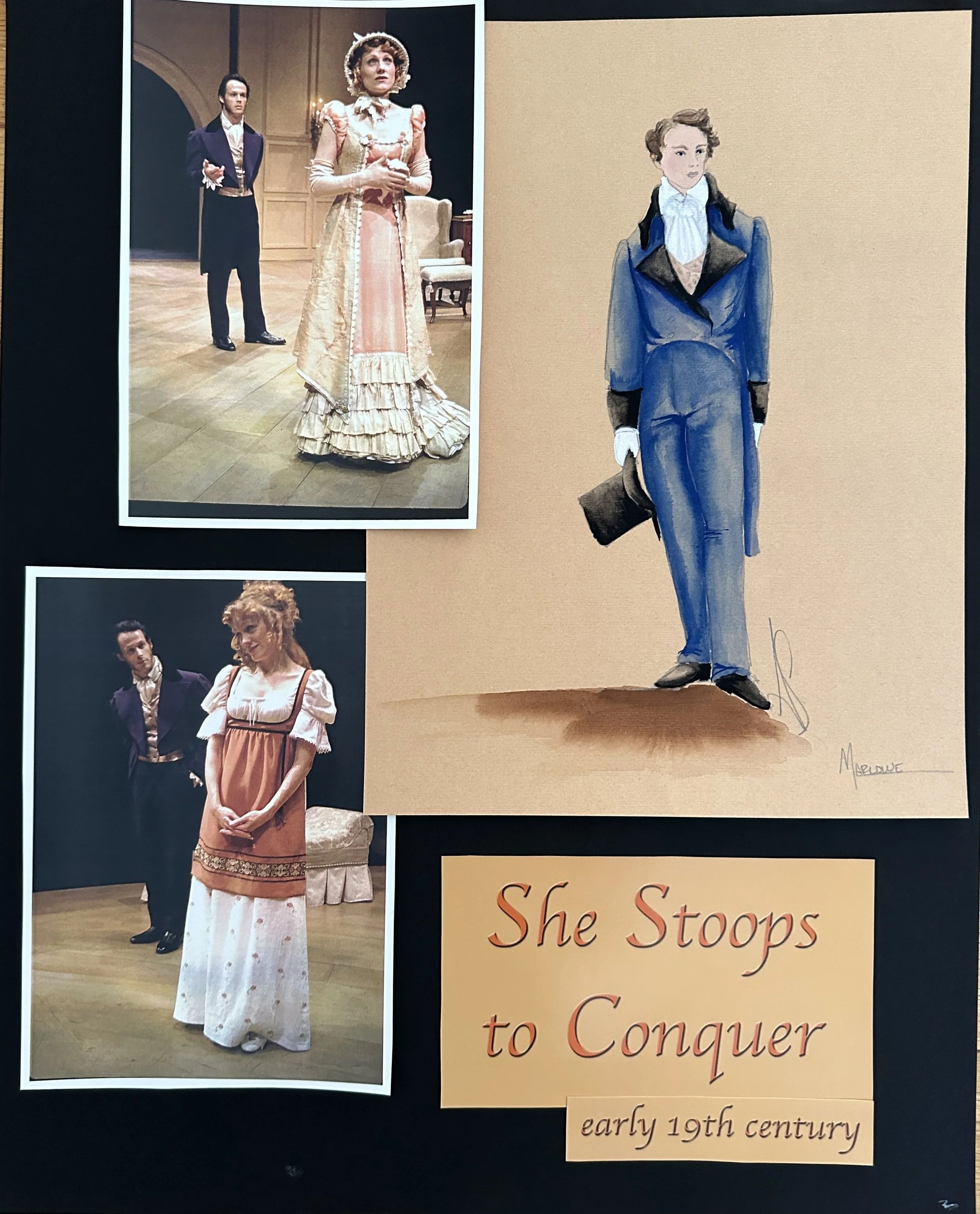 SHE STOOPS TO CONQUER by O. Goldsmith - "Marlow"