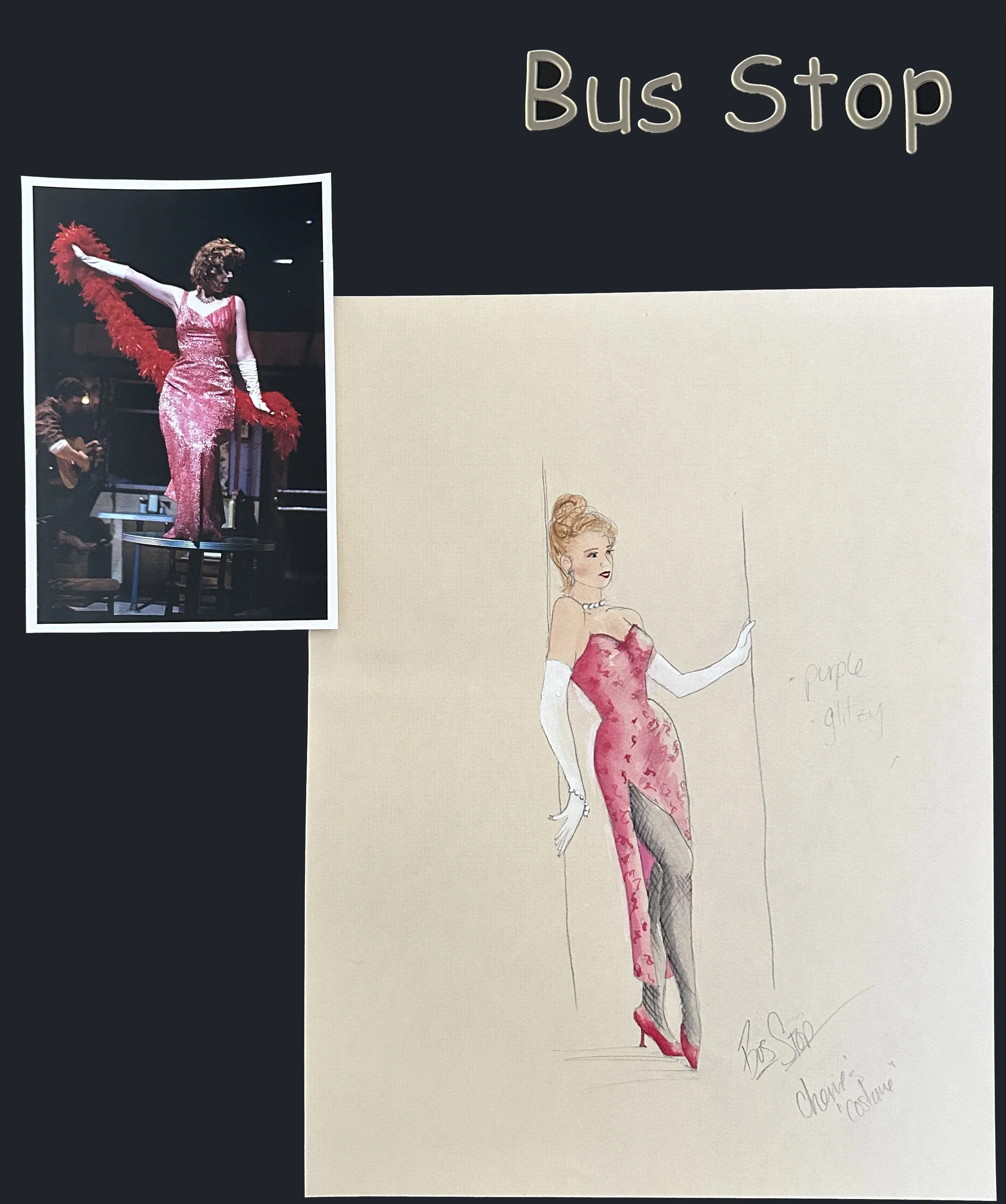 BUS STOP by W. Inge - "Cherie"