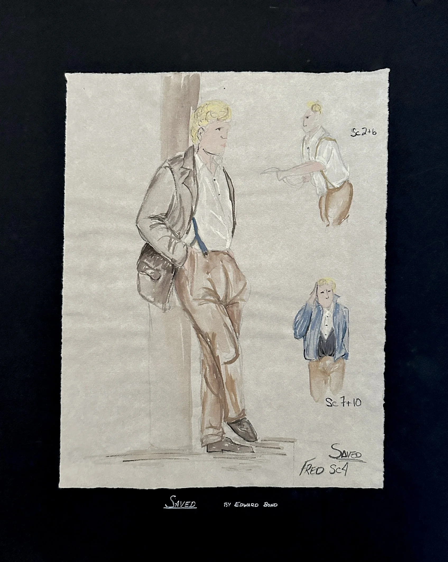 SAVED by Edward Bond (scenic and costume design) "Fred"