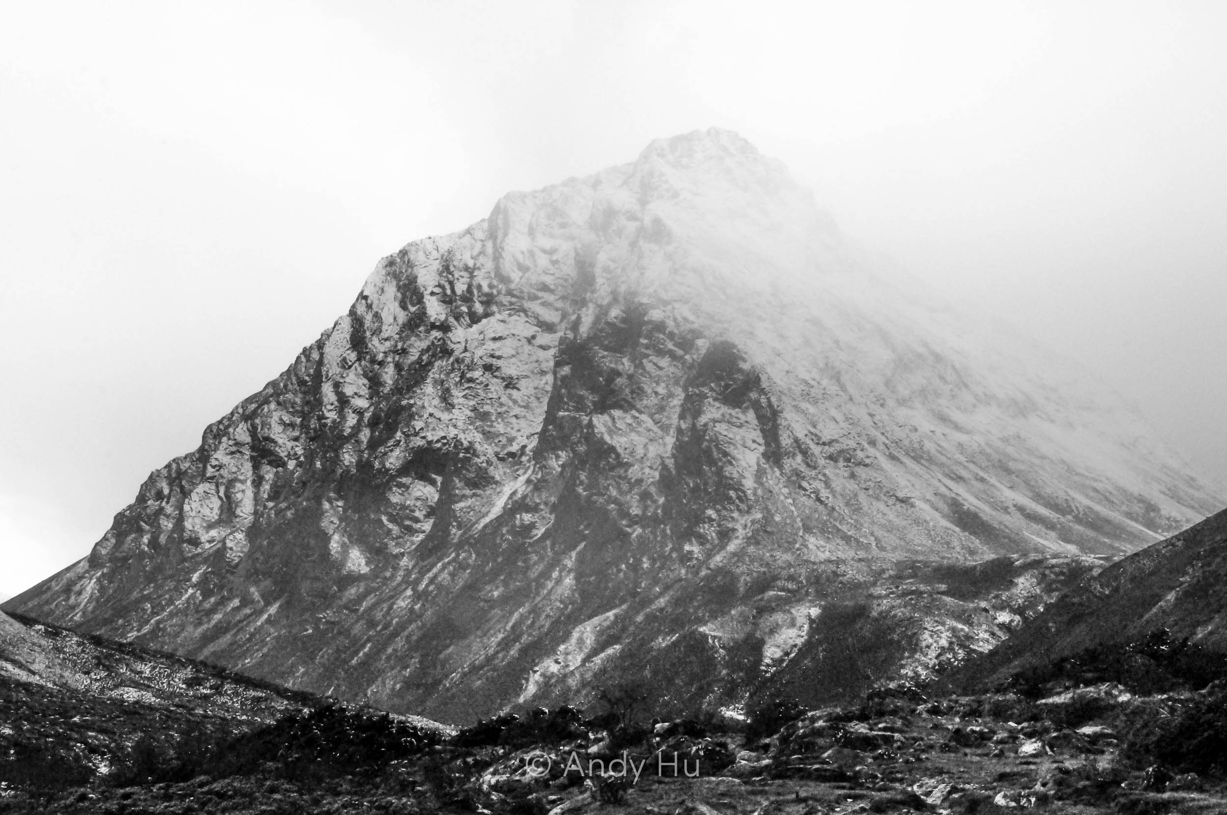 Mountains in Blizzard, Mt. Gongga Trek