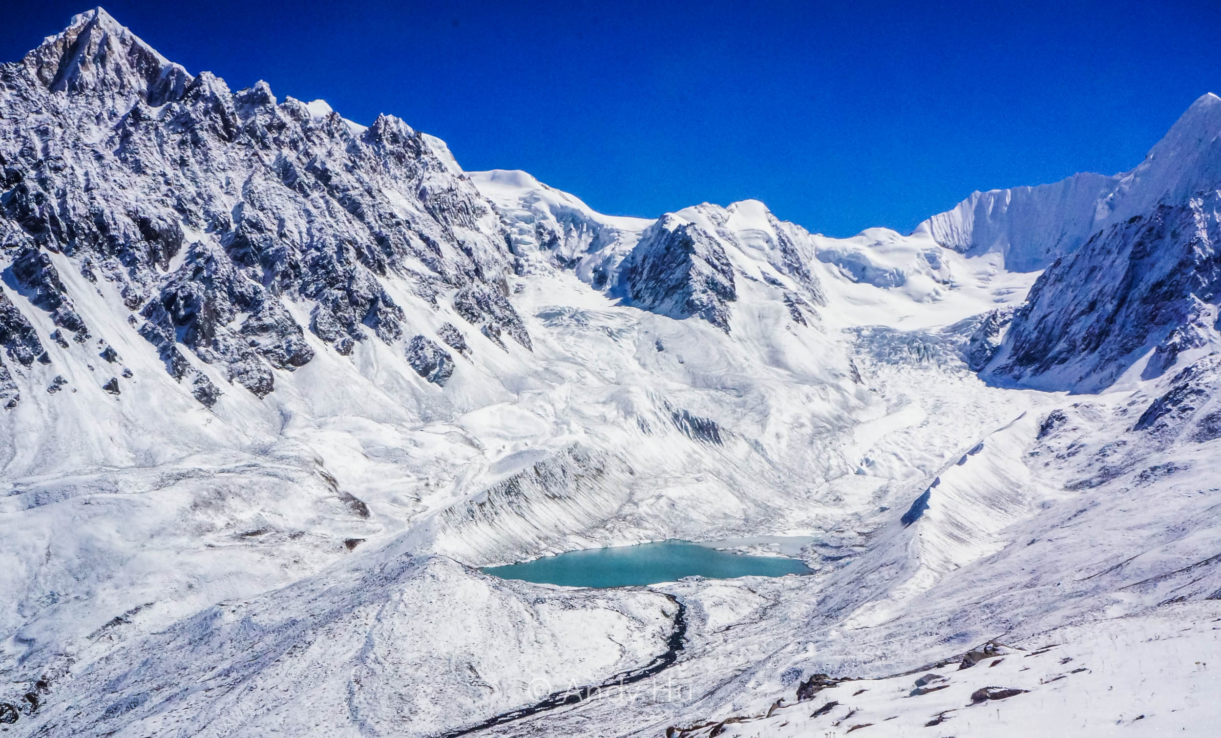 Aquamarine pool, Mt. Gongga Trek