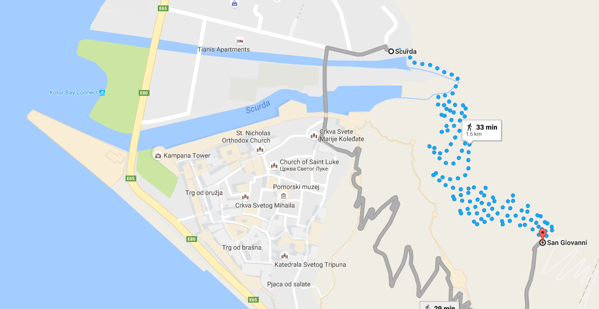 Take the mule-trail from outside old town to reach Castle of San Giovanni on the road less traveled...