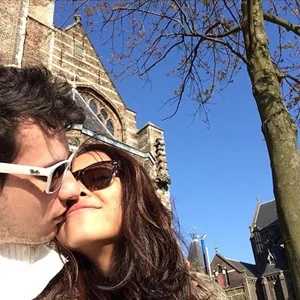 Rapha and I in Netherlands 2014. 