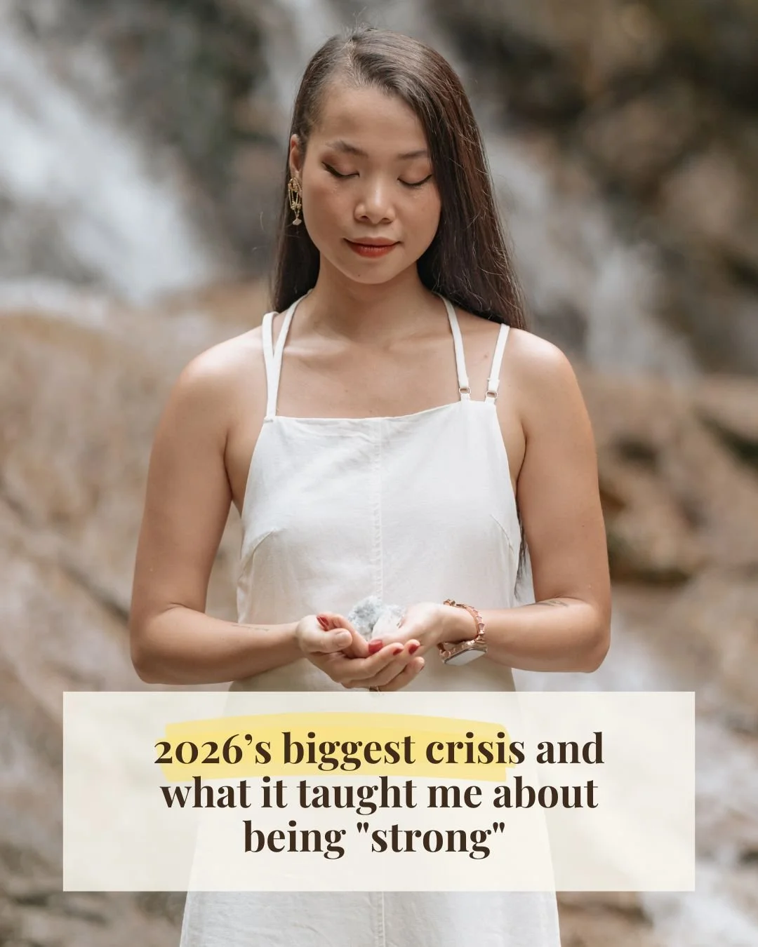 2026’s biggest crisis and what it taught me about being "strong"