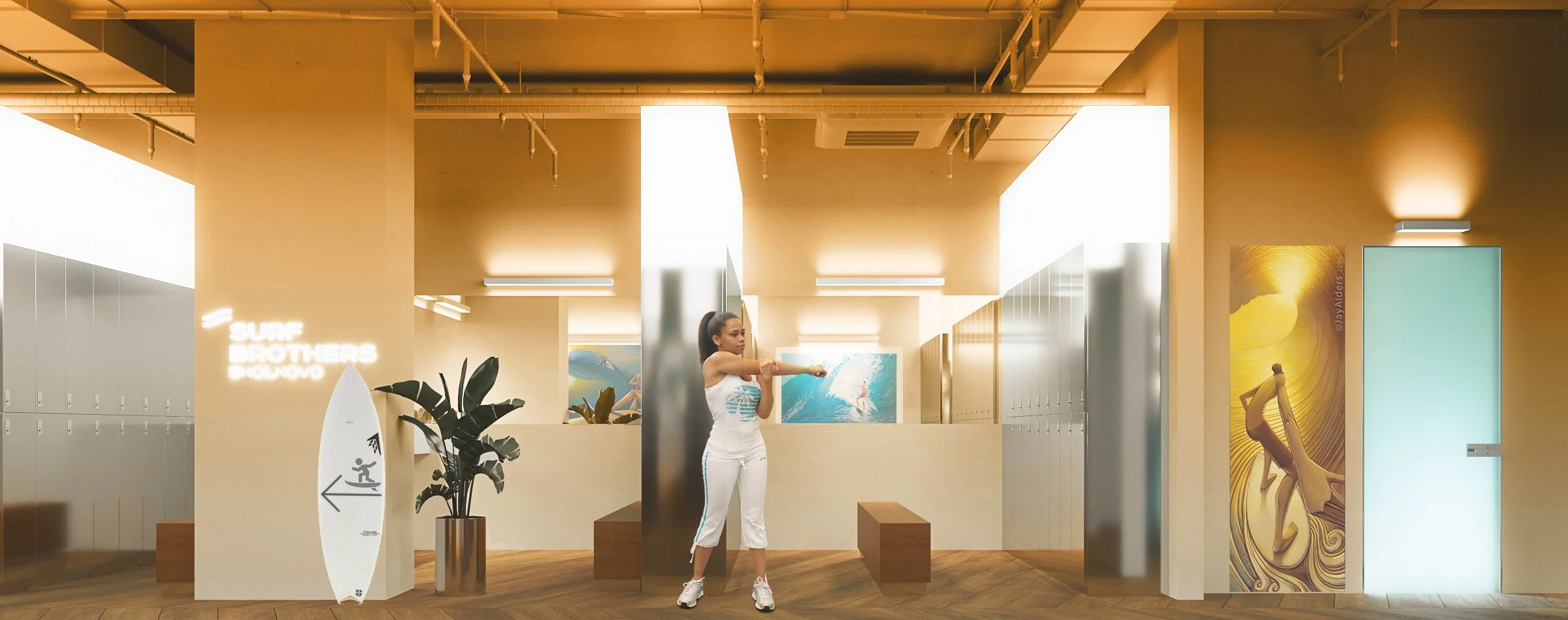 Раздевалка женская