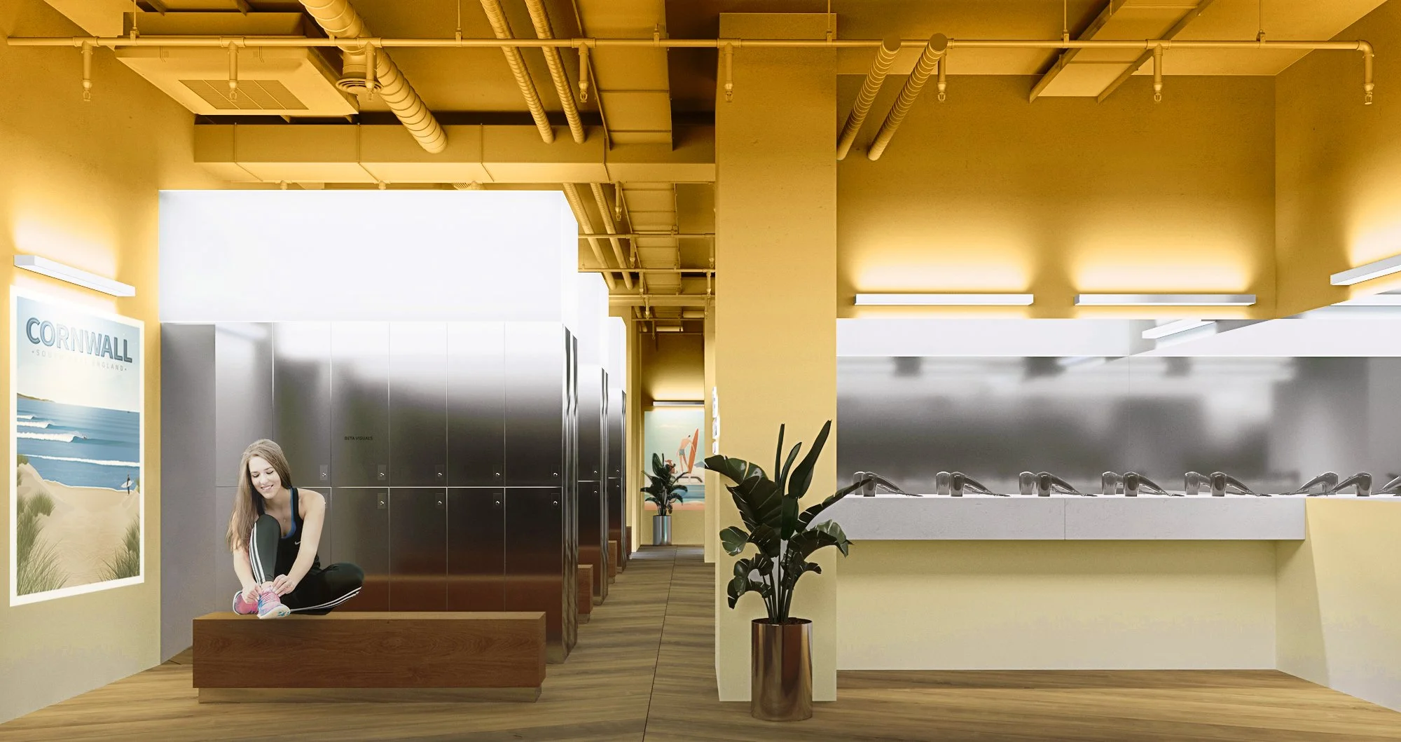 Раздевалка женская