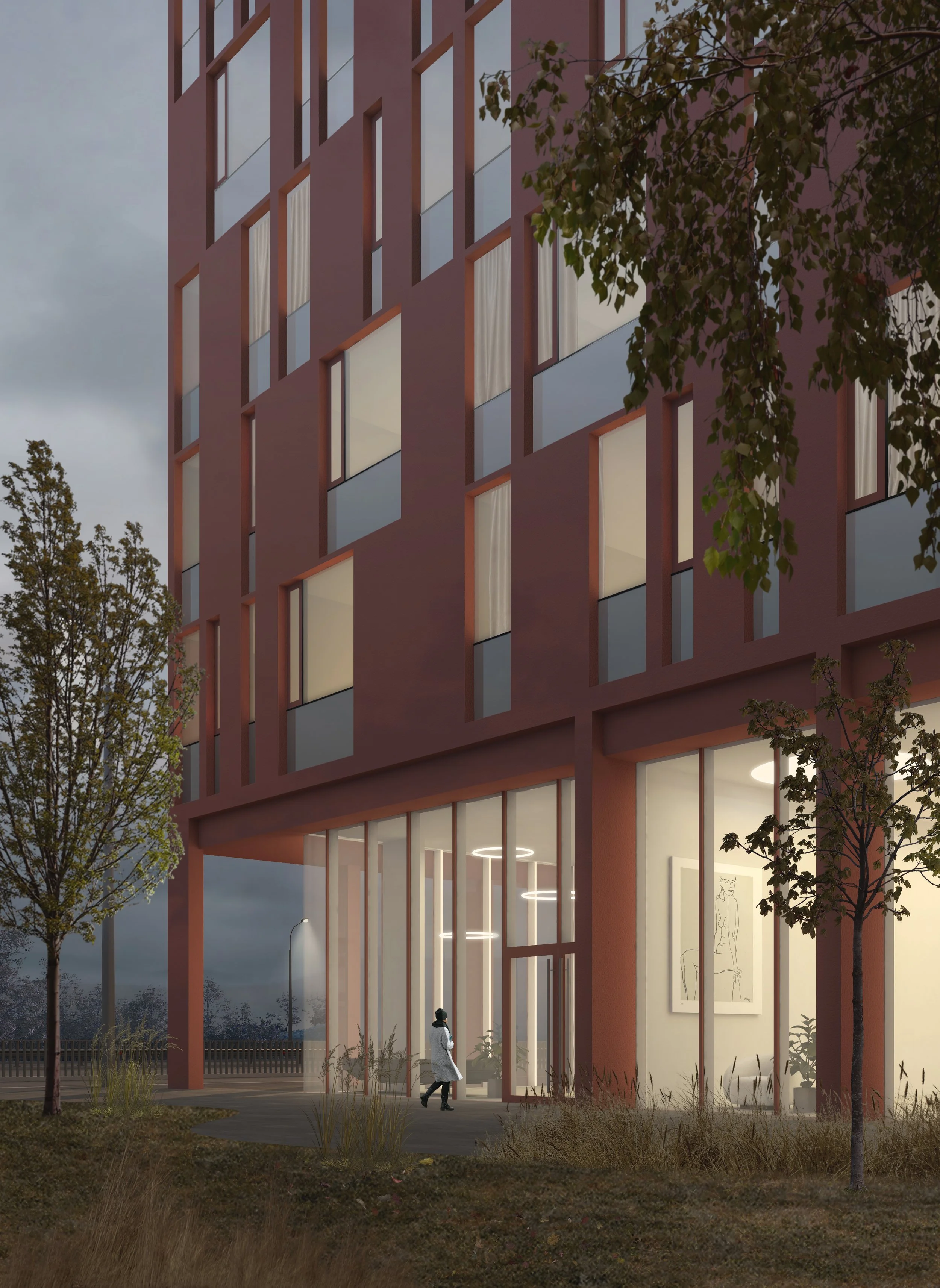 Вид на входную группу