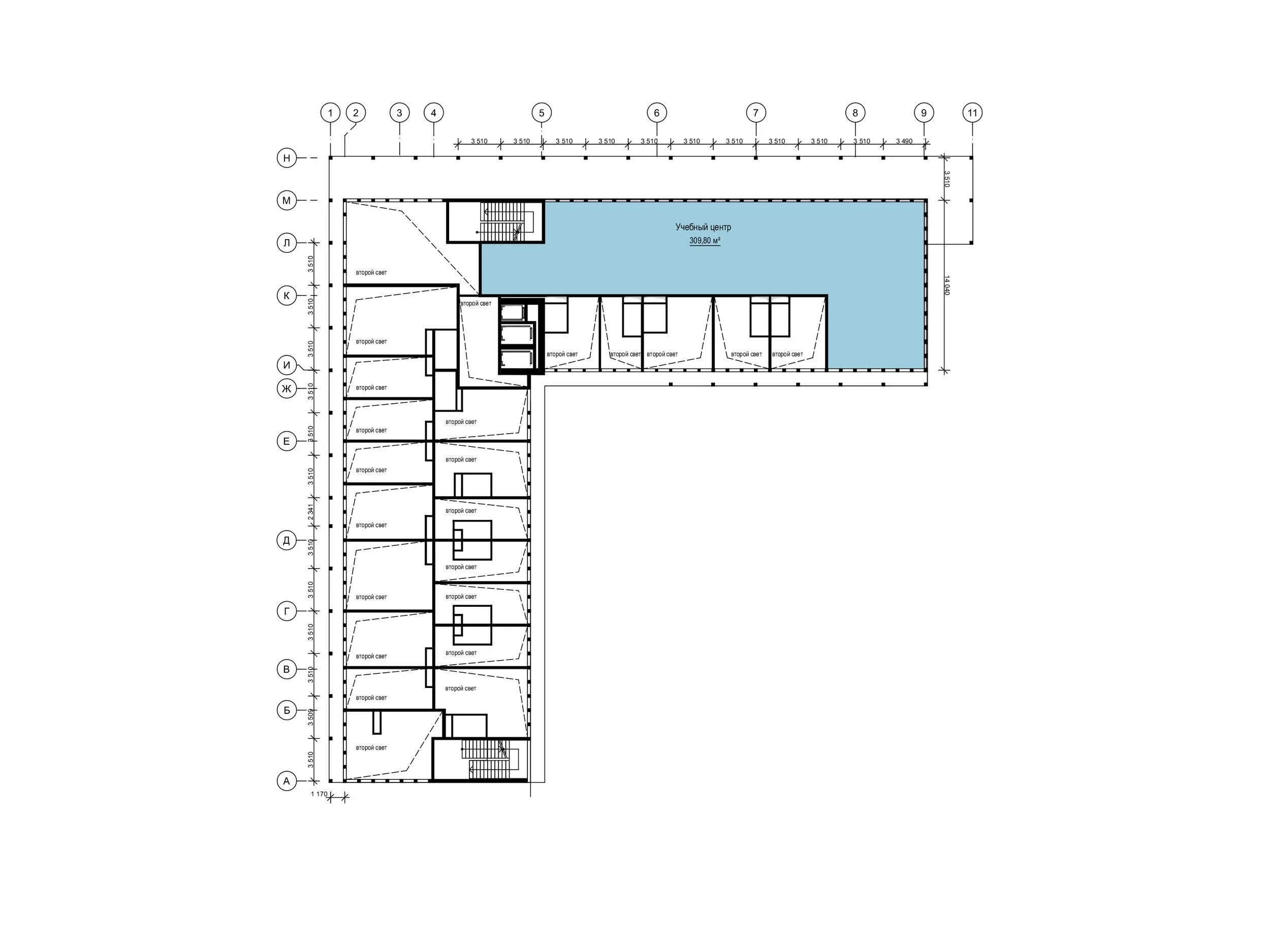 План 2 этажа