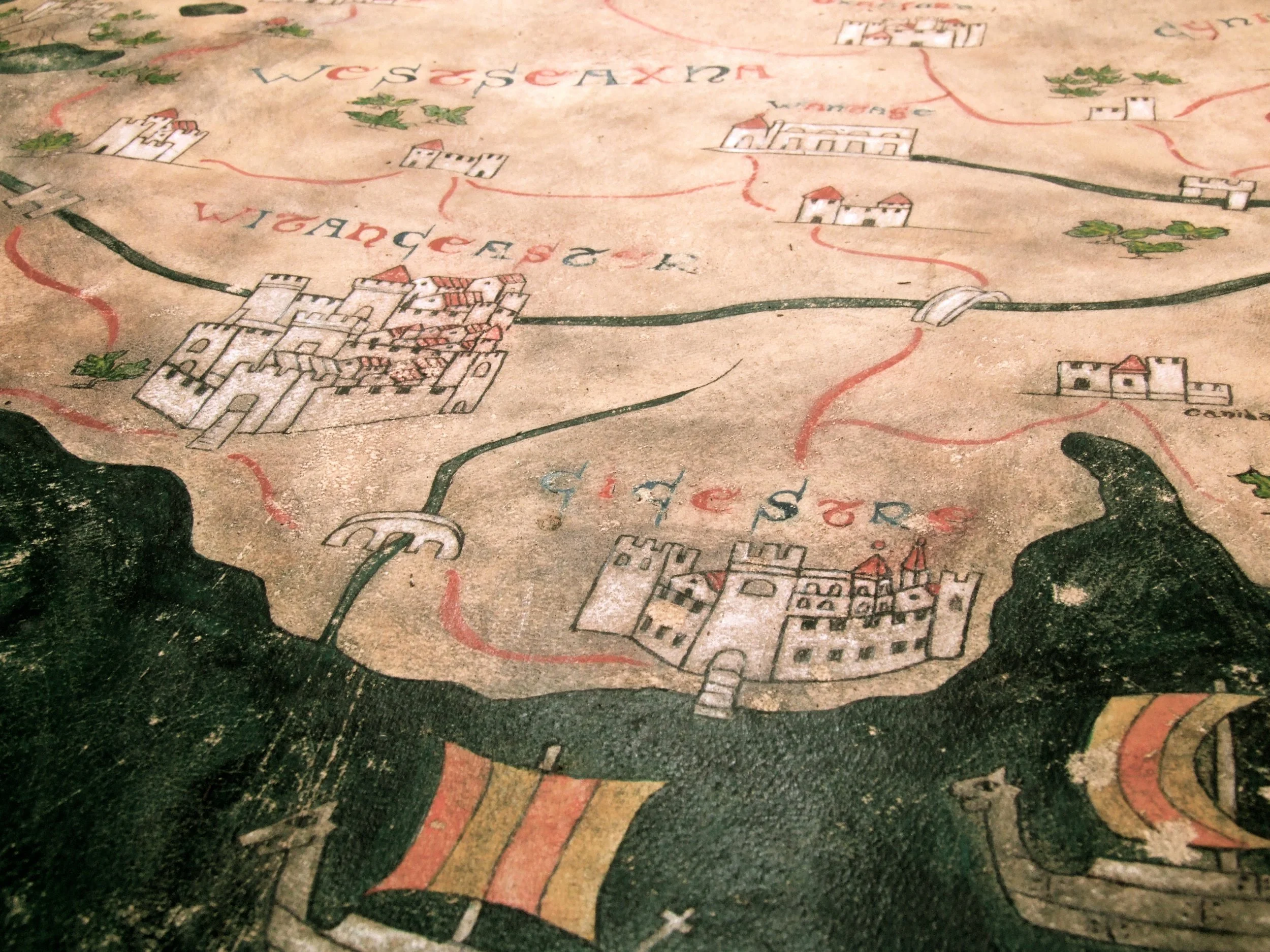 Map of Wessex (detail)