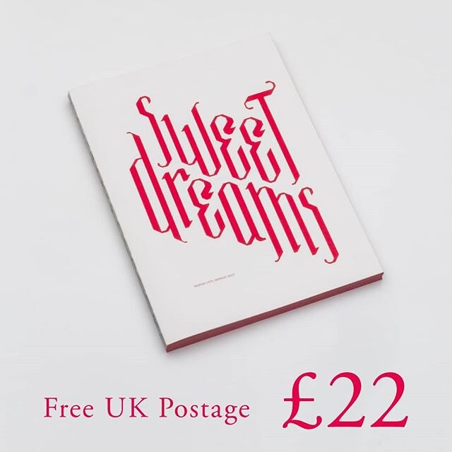 ANNOUNCEMENT: We've slashed the price of Sweet Dreams from &pound;36 to &pound;22 to fund new work whilst we're out of work. We ship worldwide too for &pound;8. First post tomorrow xxxxx