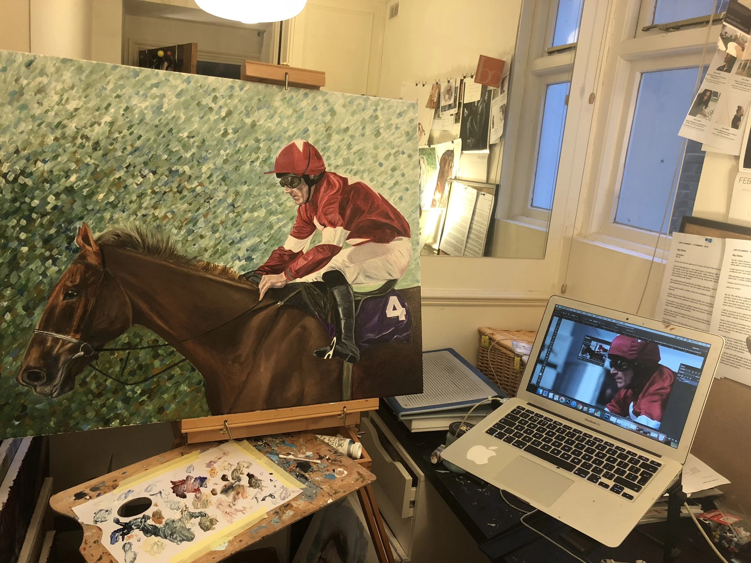 Davy Russell | Horse Racing Art | Horse Wall Art