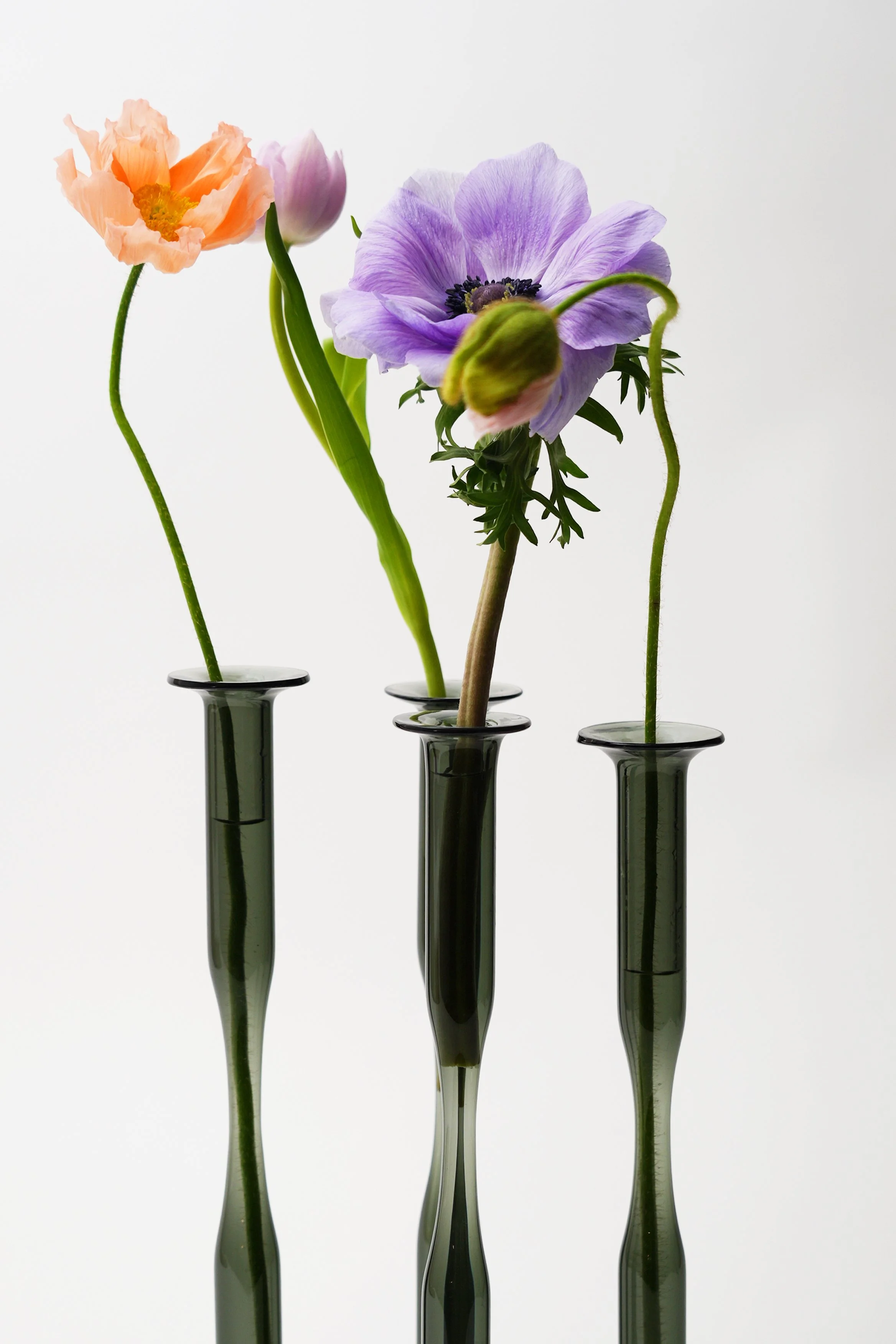 Soft candle/vase  - black- height 32 cm