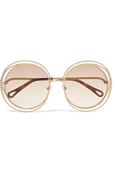 Gold Carlina £295, Eyesite Opticians