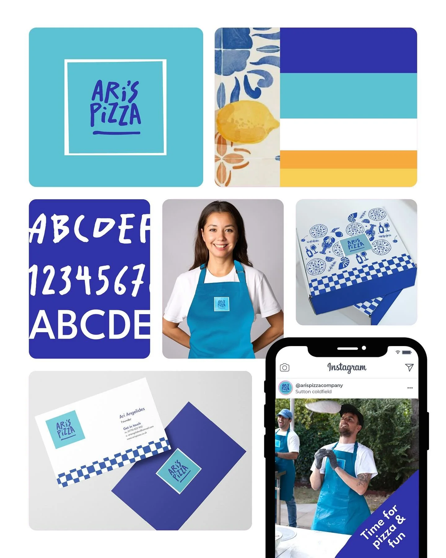 @arispizza_uk is a passionate chef who offers restaurant-grade 🍕 across the UK. He makes delicious pizza (says me and 70+ guests) giving 5 star reviews.

My mission was to design a brand identity for a passionate chef and foodie who offers restauran