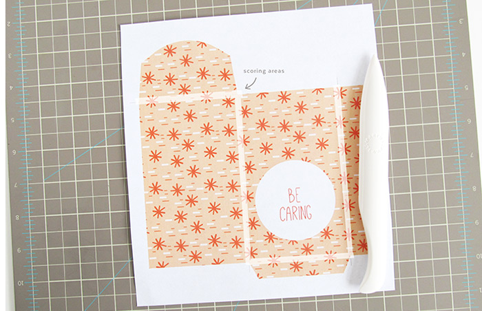 paper bag scoring areas