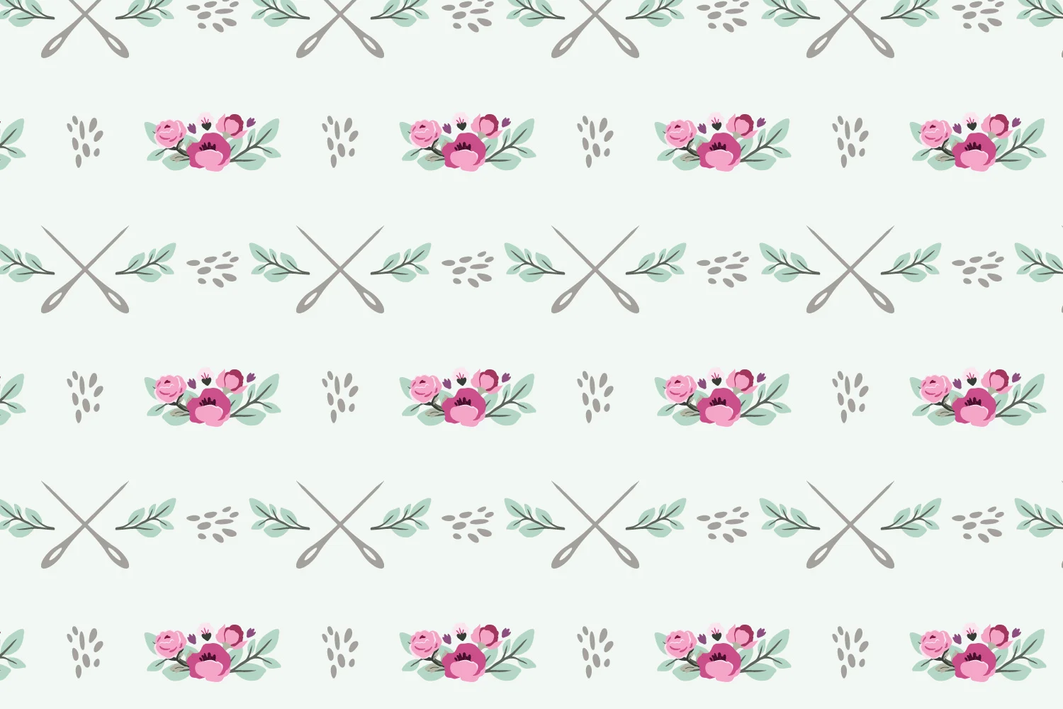 Secondary Pattern: Bunches & Needle
