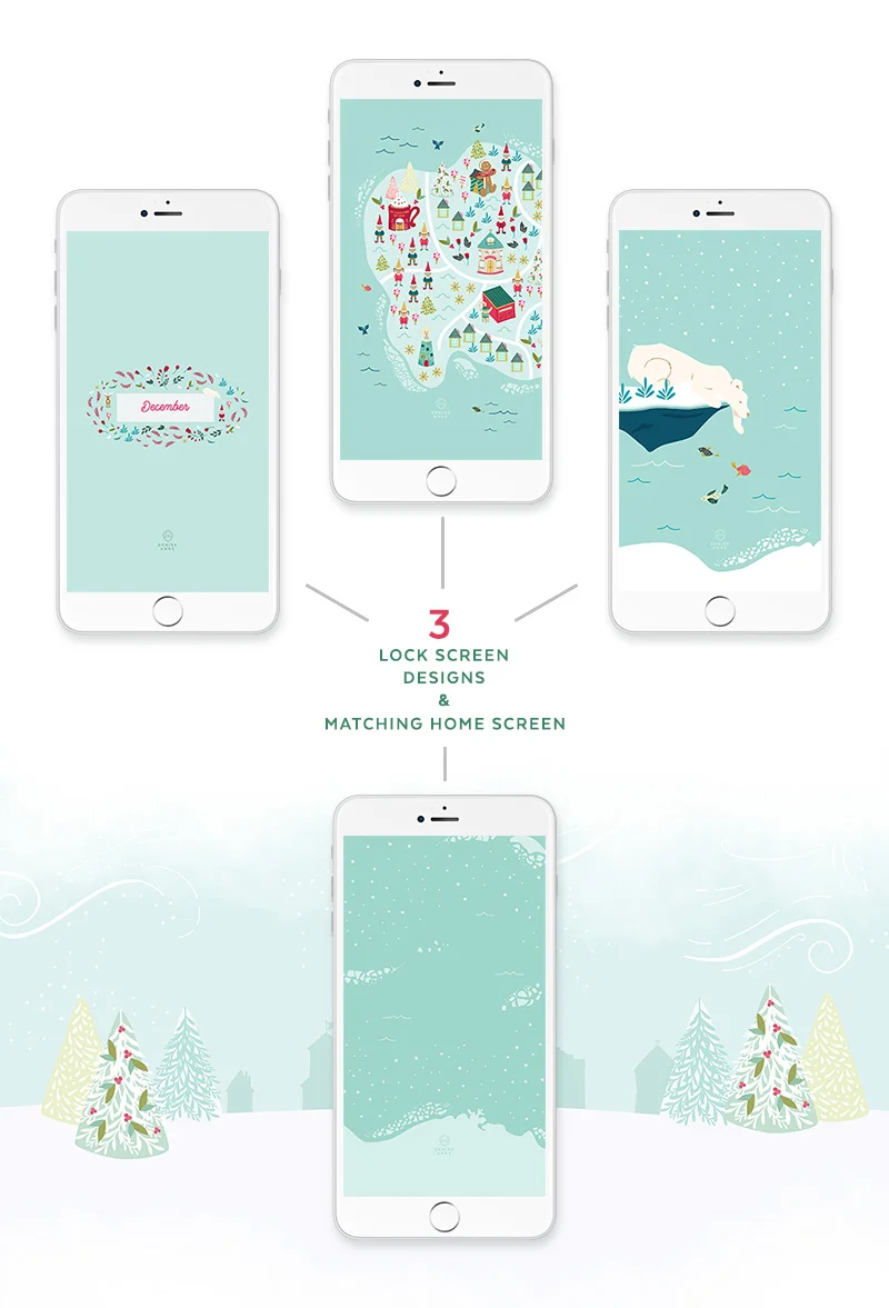 Free Christmas Phone Wallpaper Backgrounds