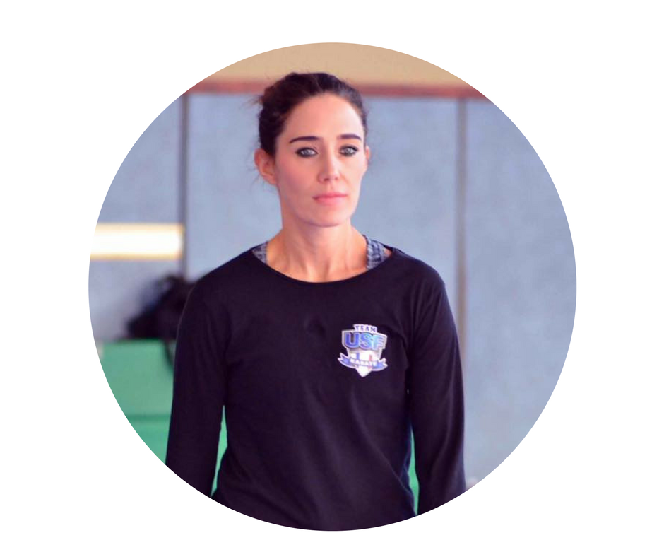 Stéphanie, directrice sportive, coach team USF karaté