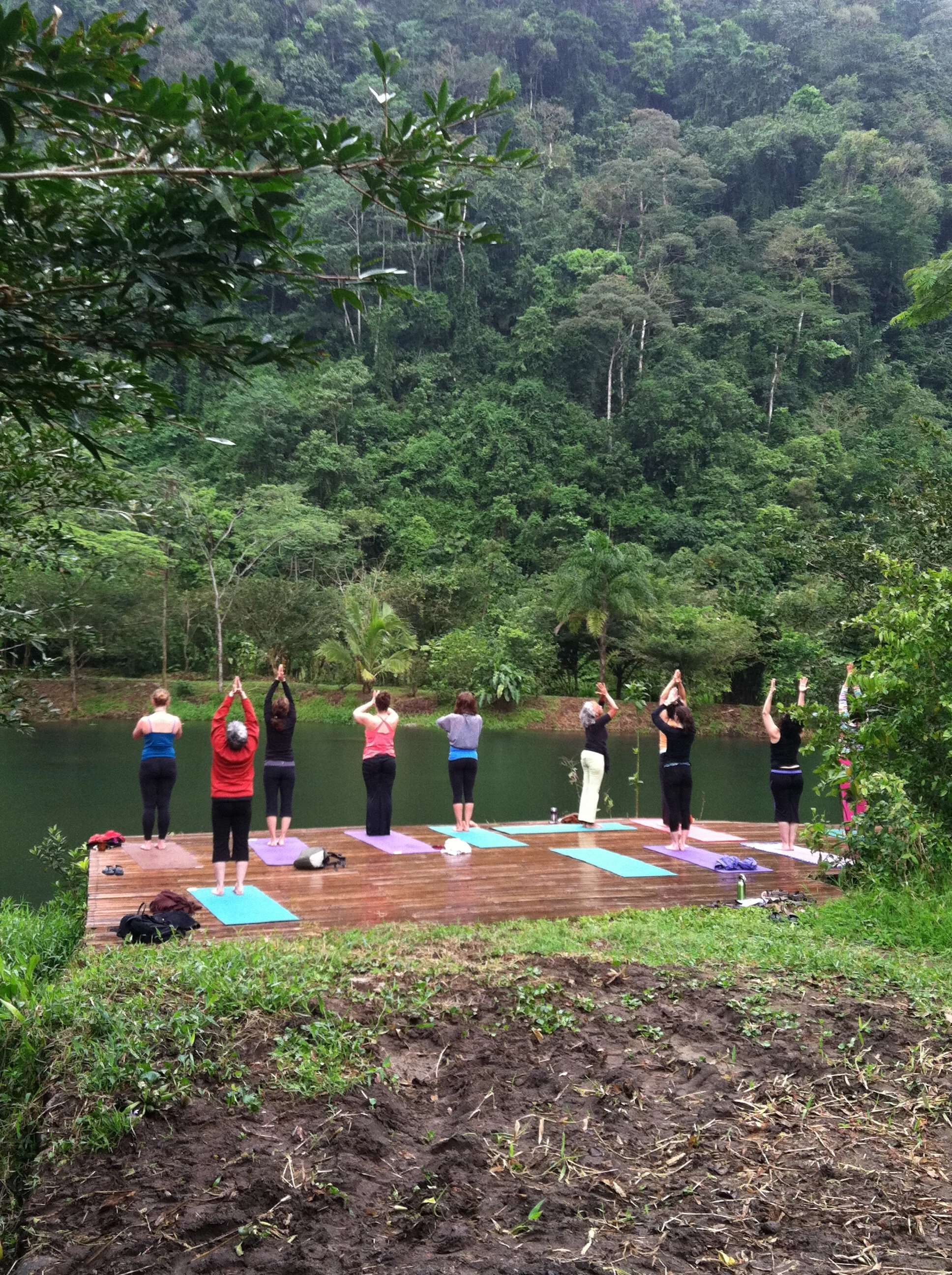 Irum teaching RM pond deck.jpg