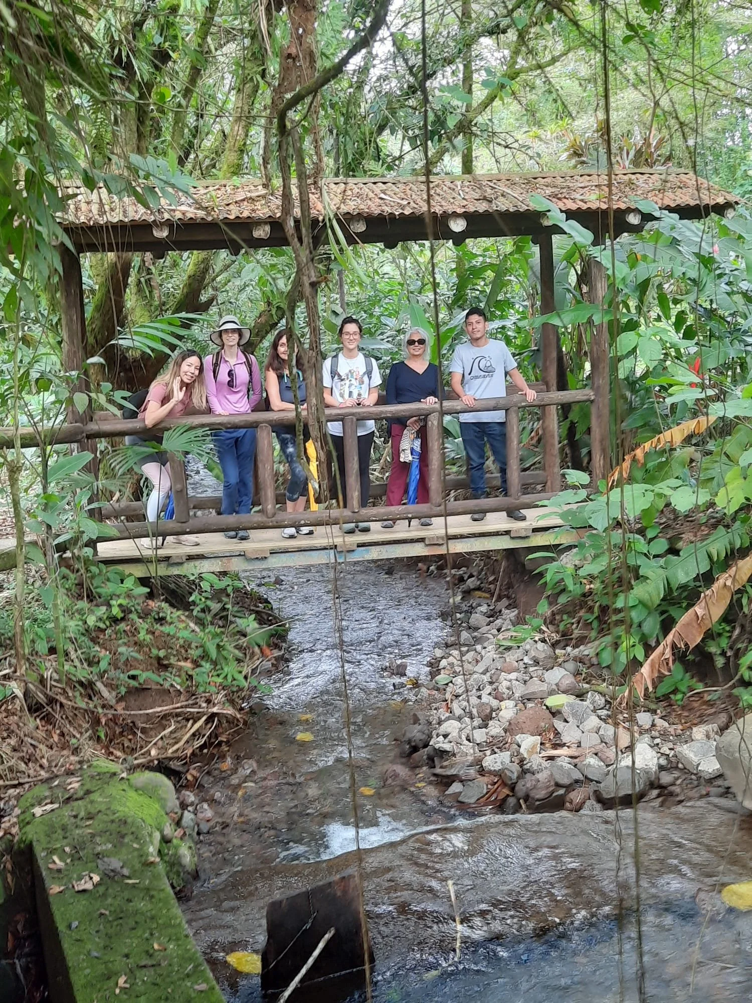 Yoga teacher trainees on a Ranch Tour