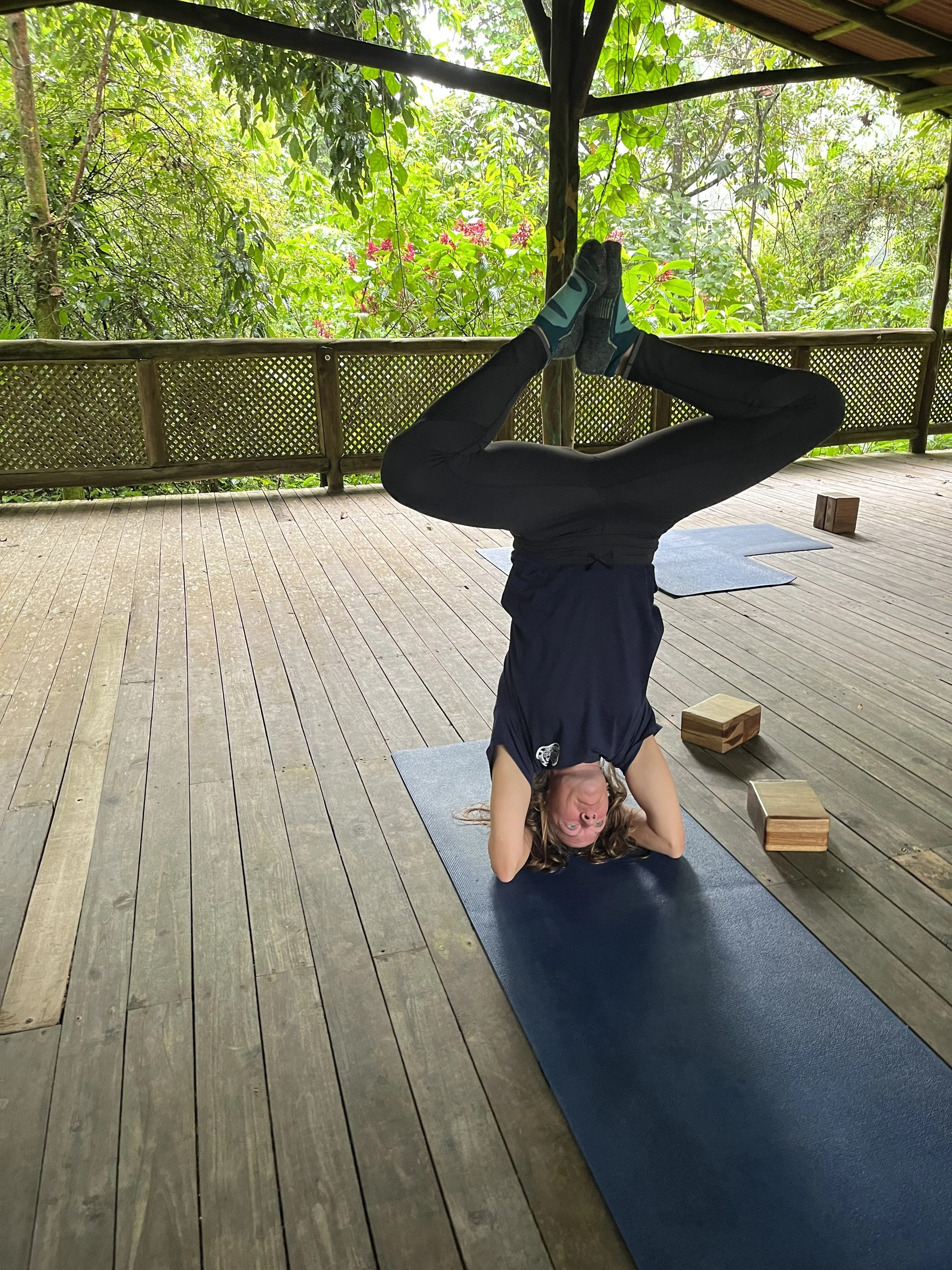 Maria demo of Sirasana