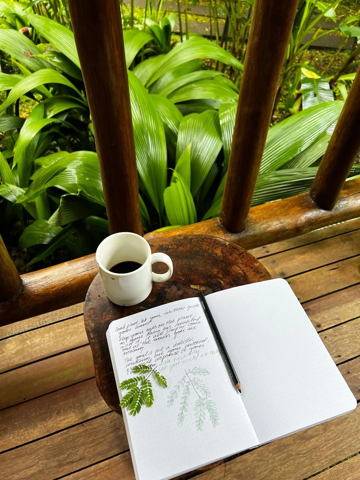 Journalling during free time