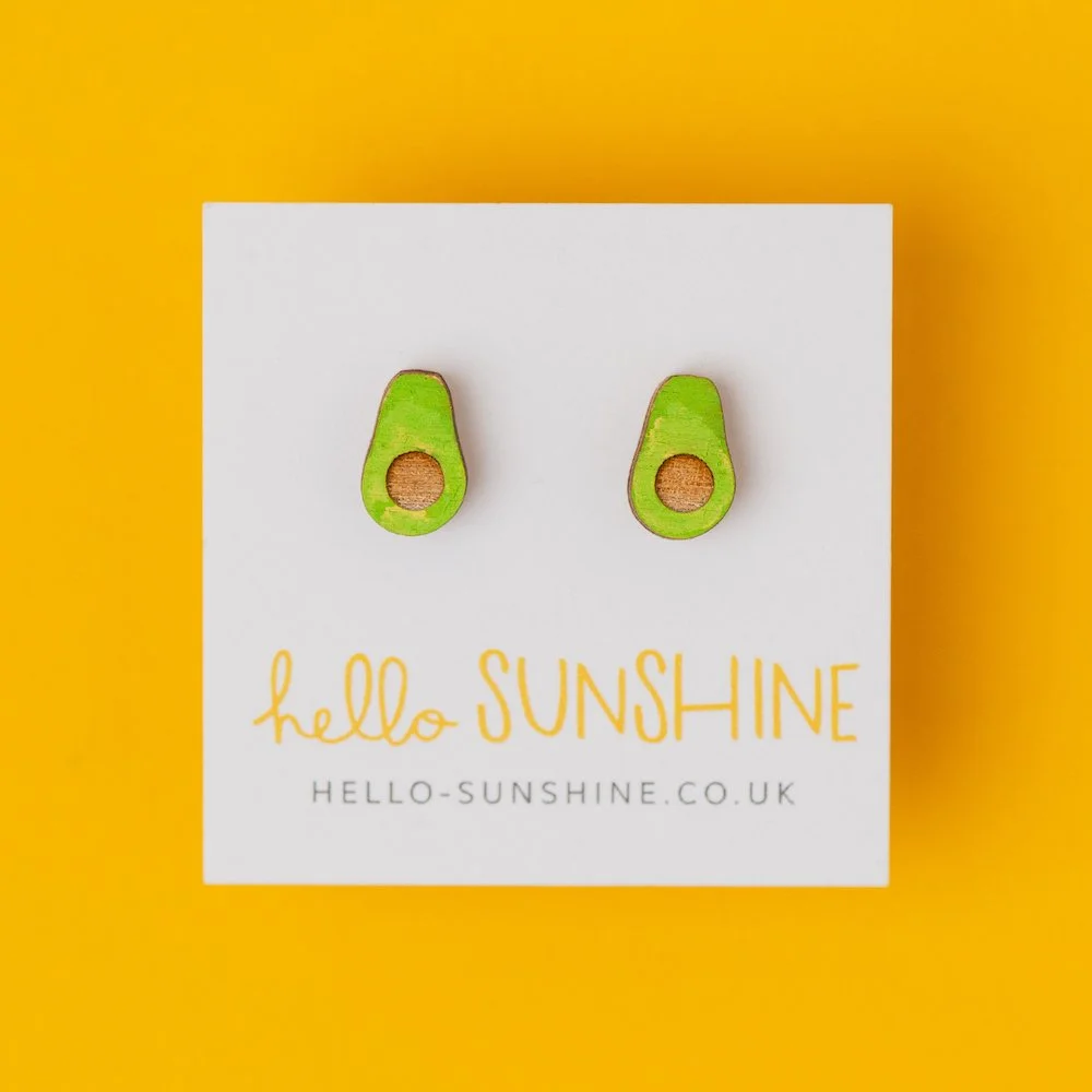 AVOCADO STUD EARRINGS