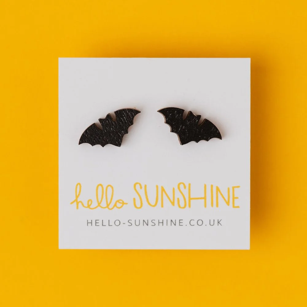 BAT STUD EARRINGS
