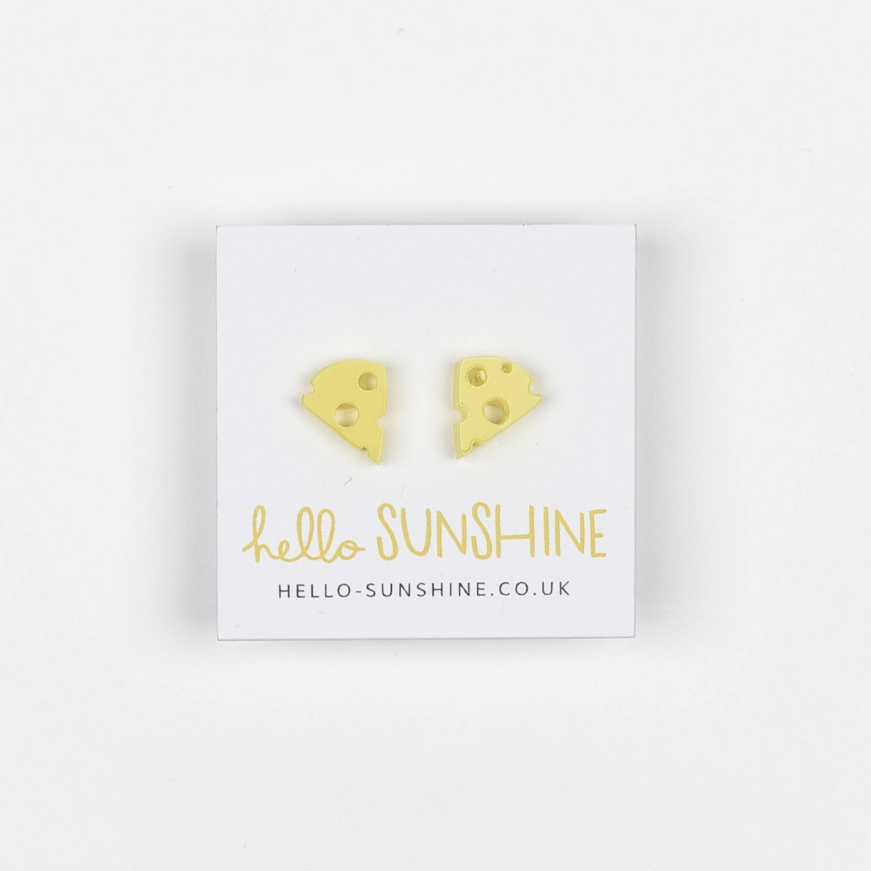 cheese earrings