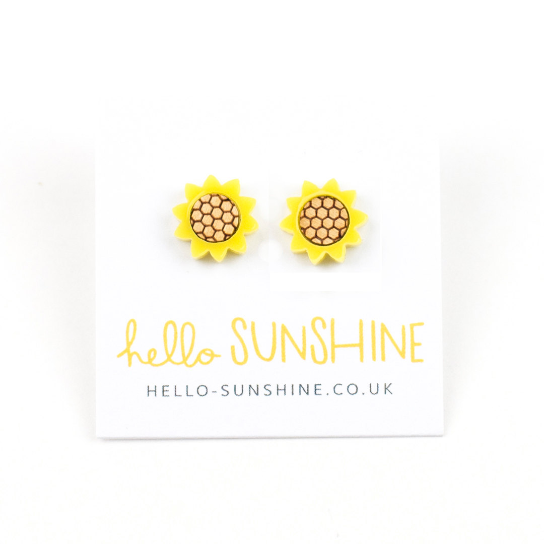 SUNFLOWER EARRINGS