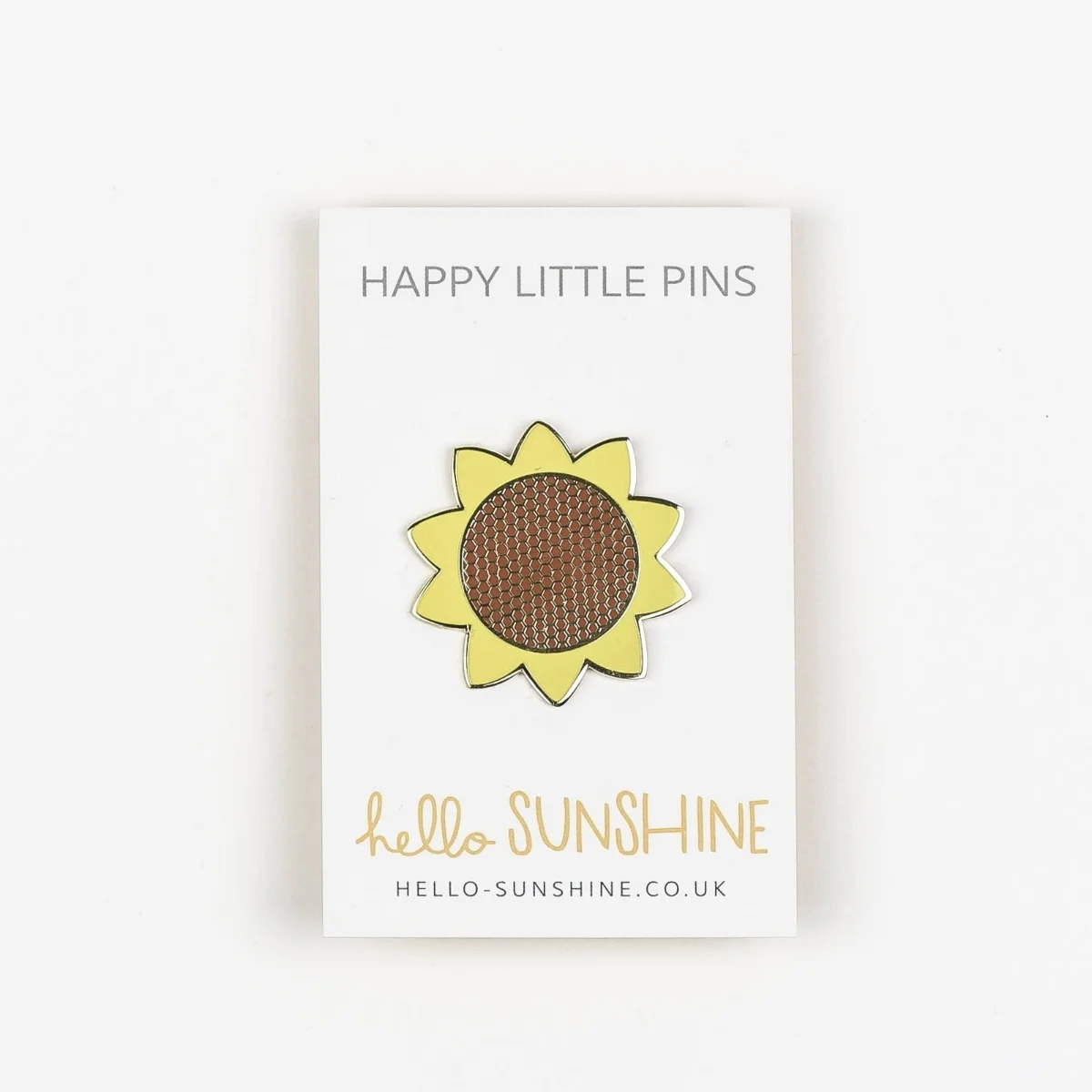 SUNFLOWER PIN BADGE