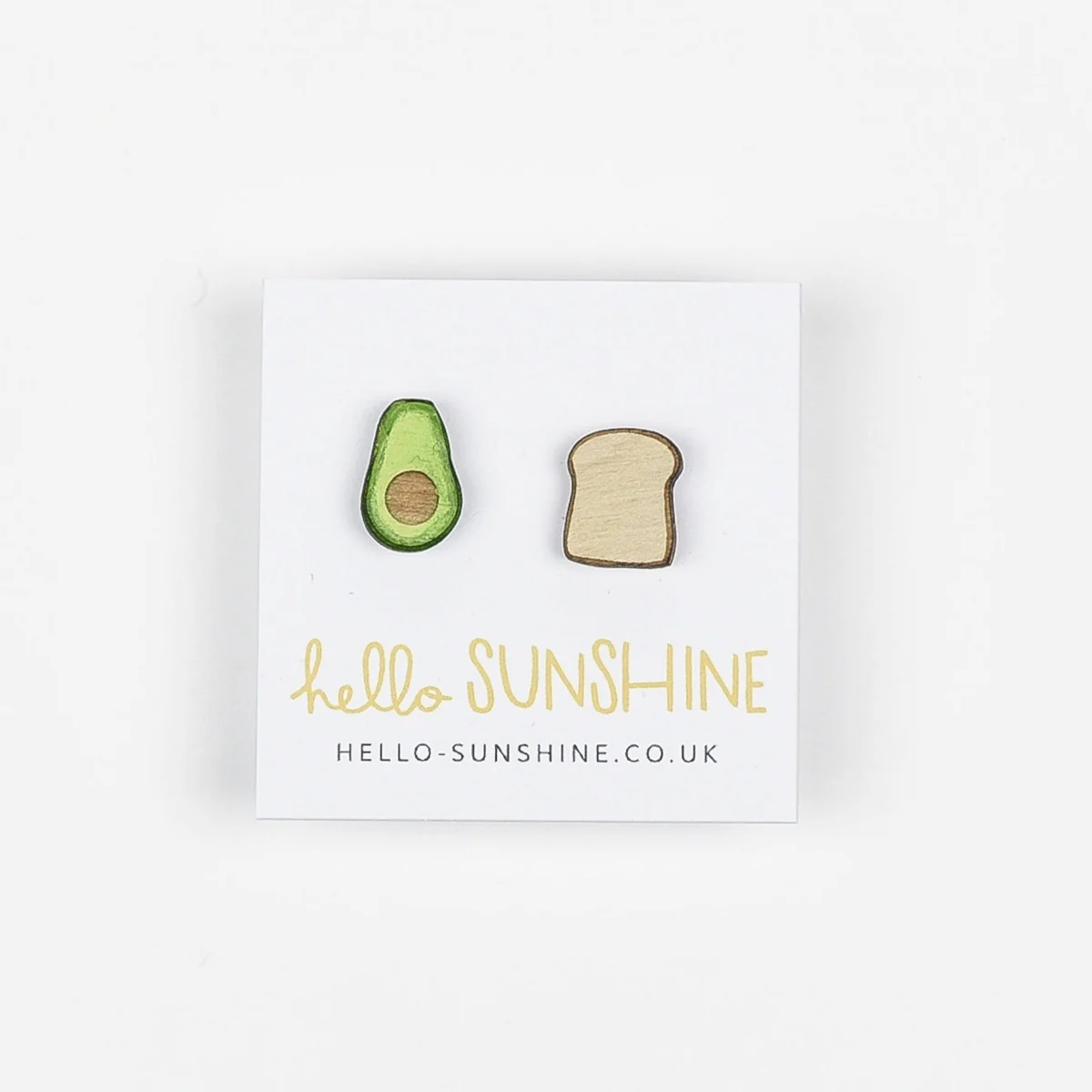 avocado and toast earrings