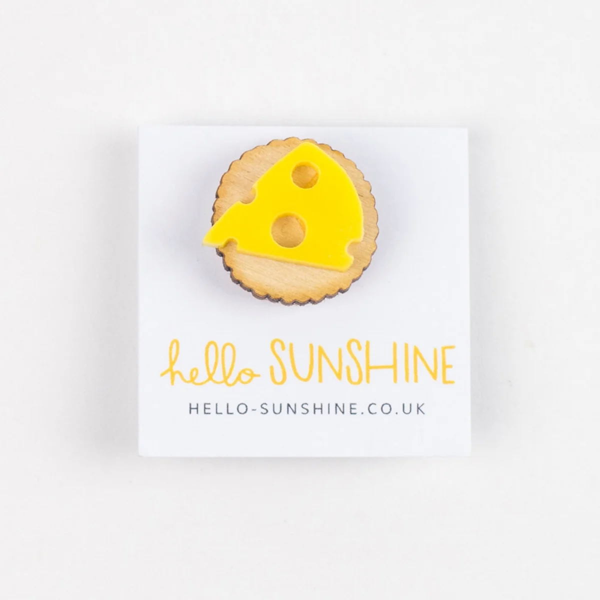 cheese lapel pin